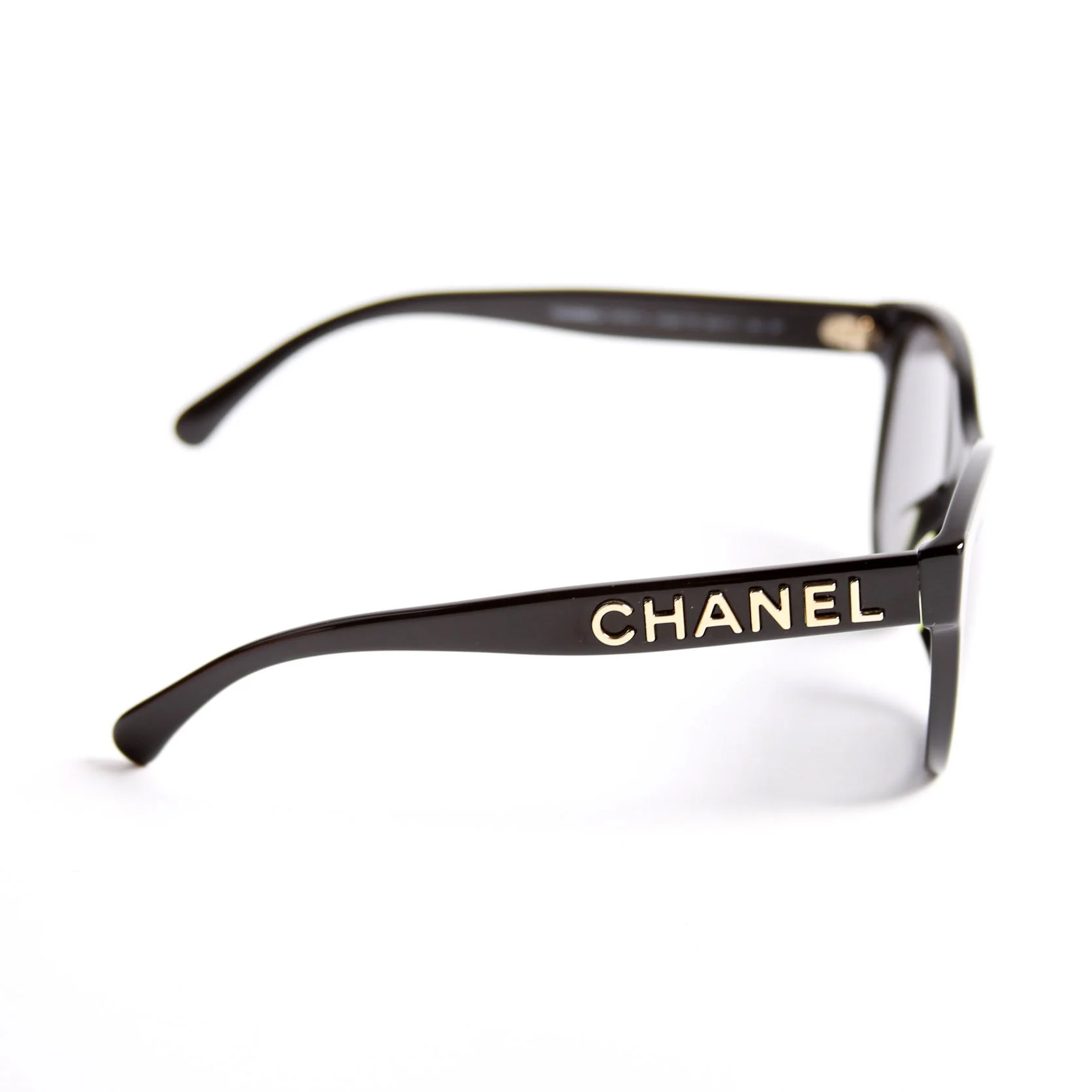5458-A Butterfly Acetate Sunglasses Black - Image 3