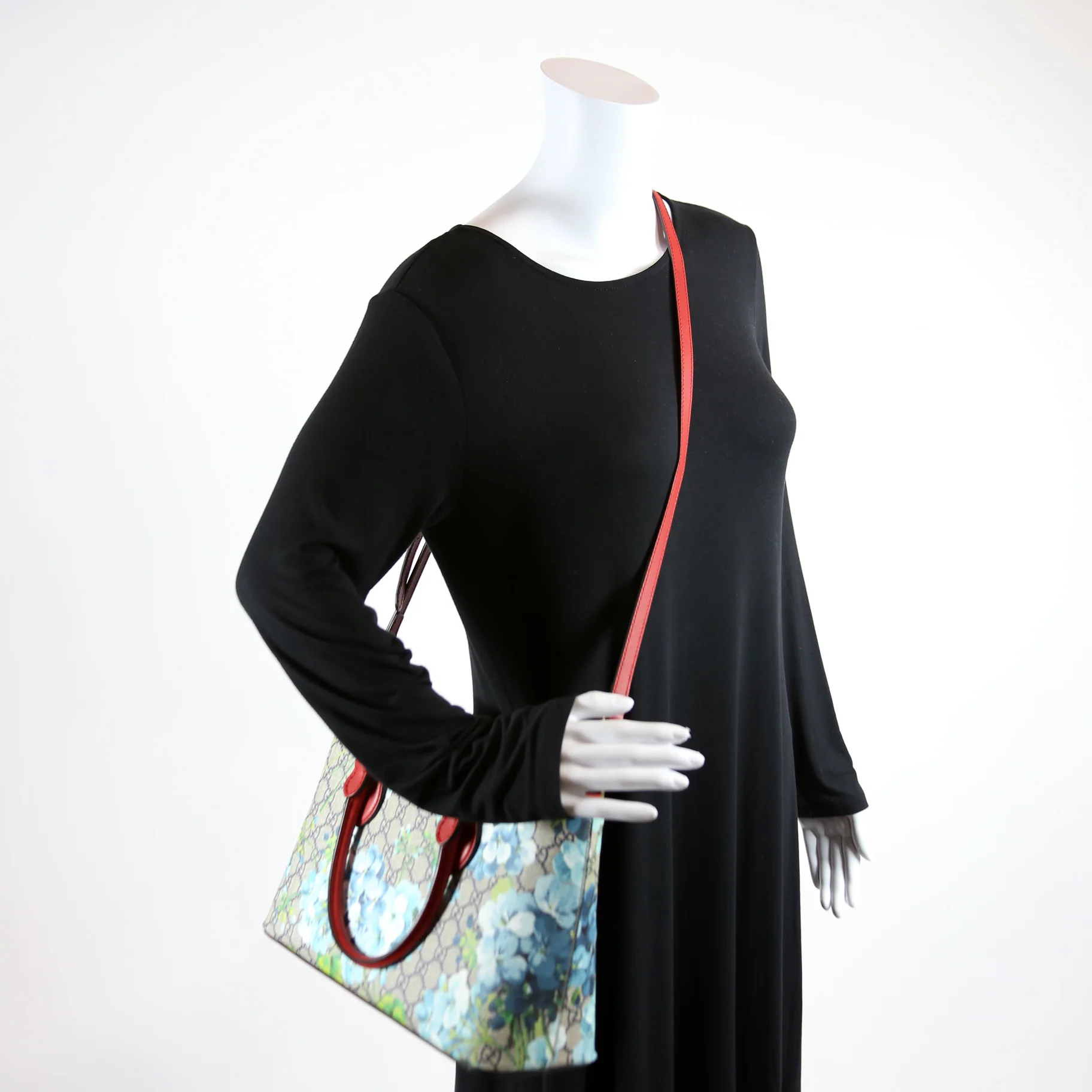 546316 GG Blooms Medium Zip Tote - Image 11