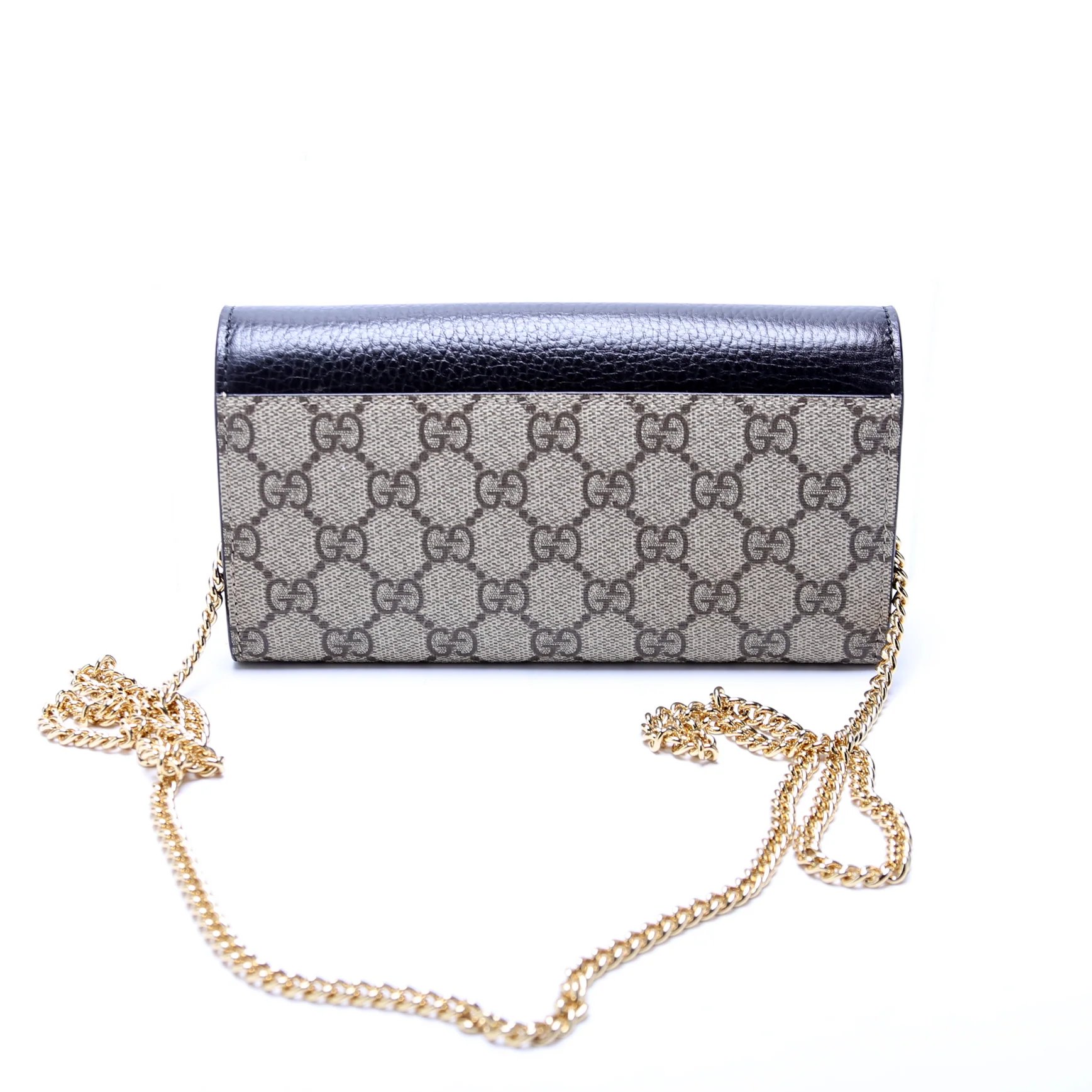 546585 GG Marmont Chain Wallet Black - Image 3