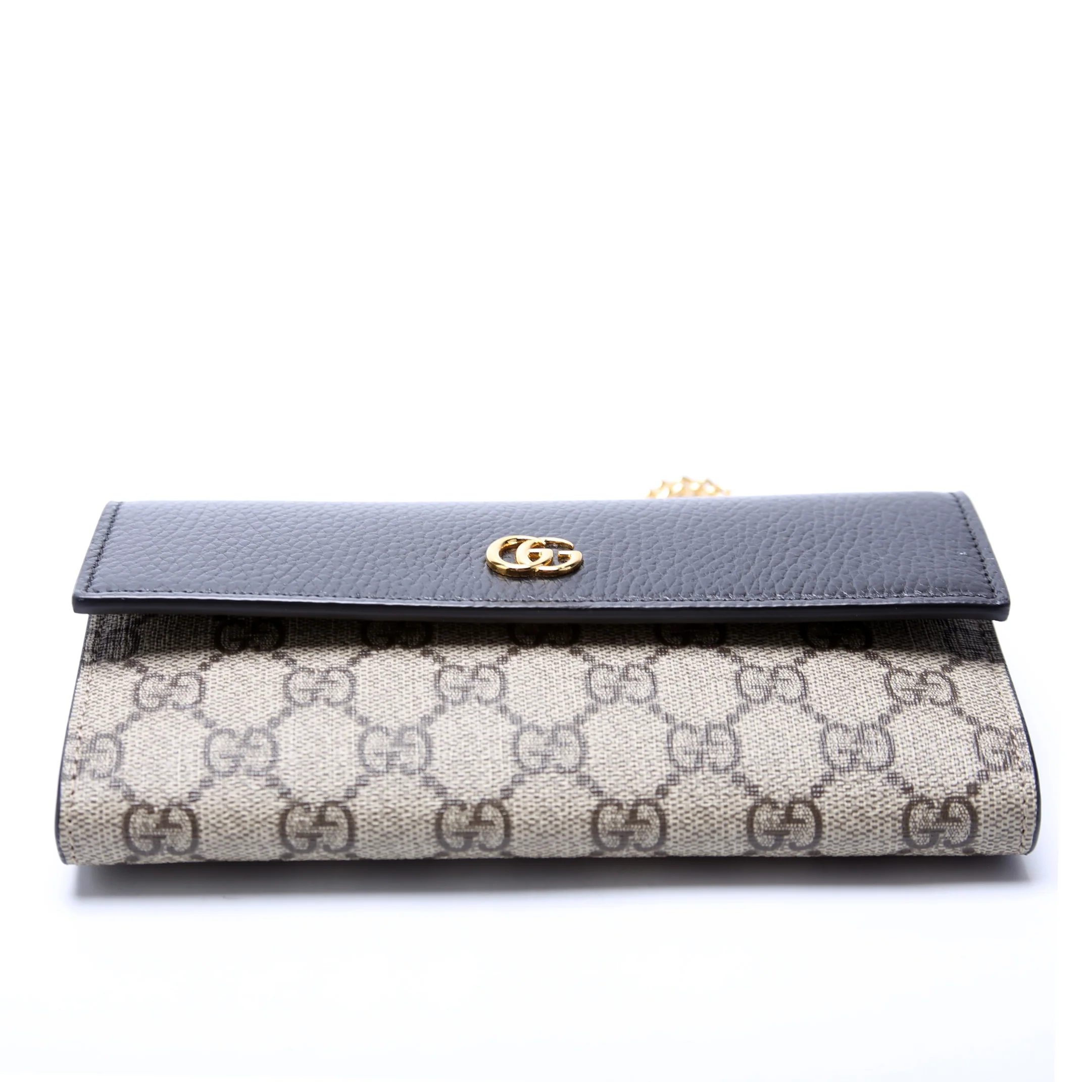 546585 GG Marmont Chain Wallet Black - Image 4