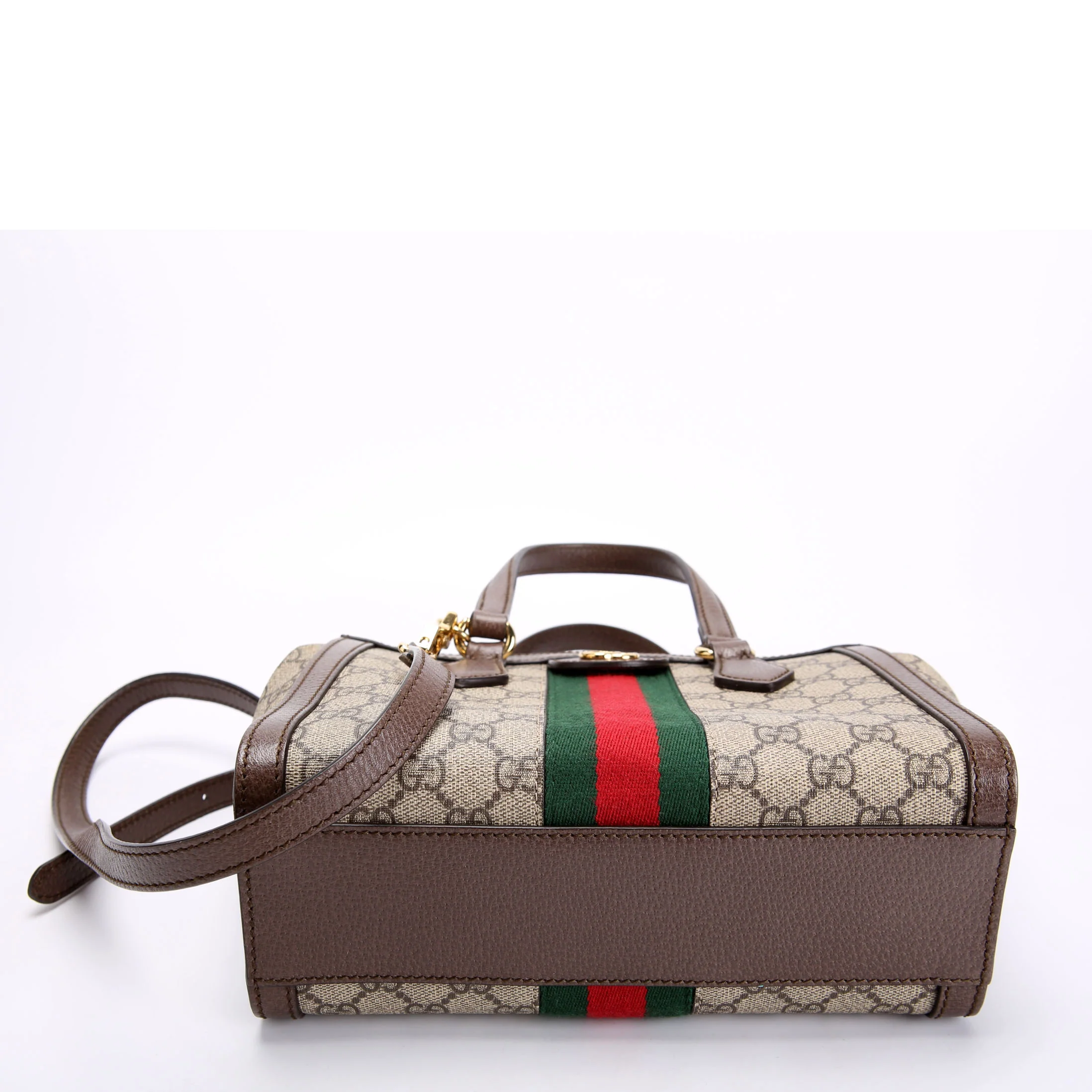547551 GG Supreme Ophidia Small Tote Brown - Image 4