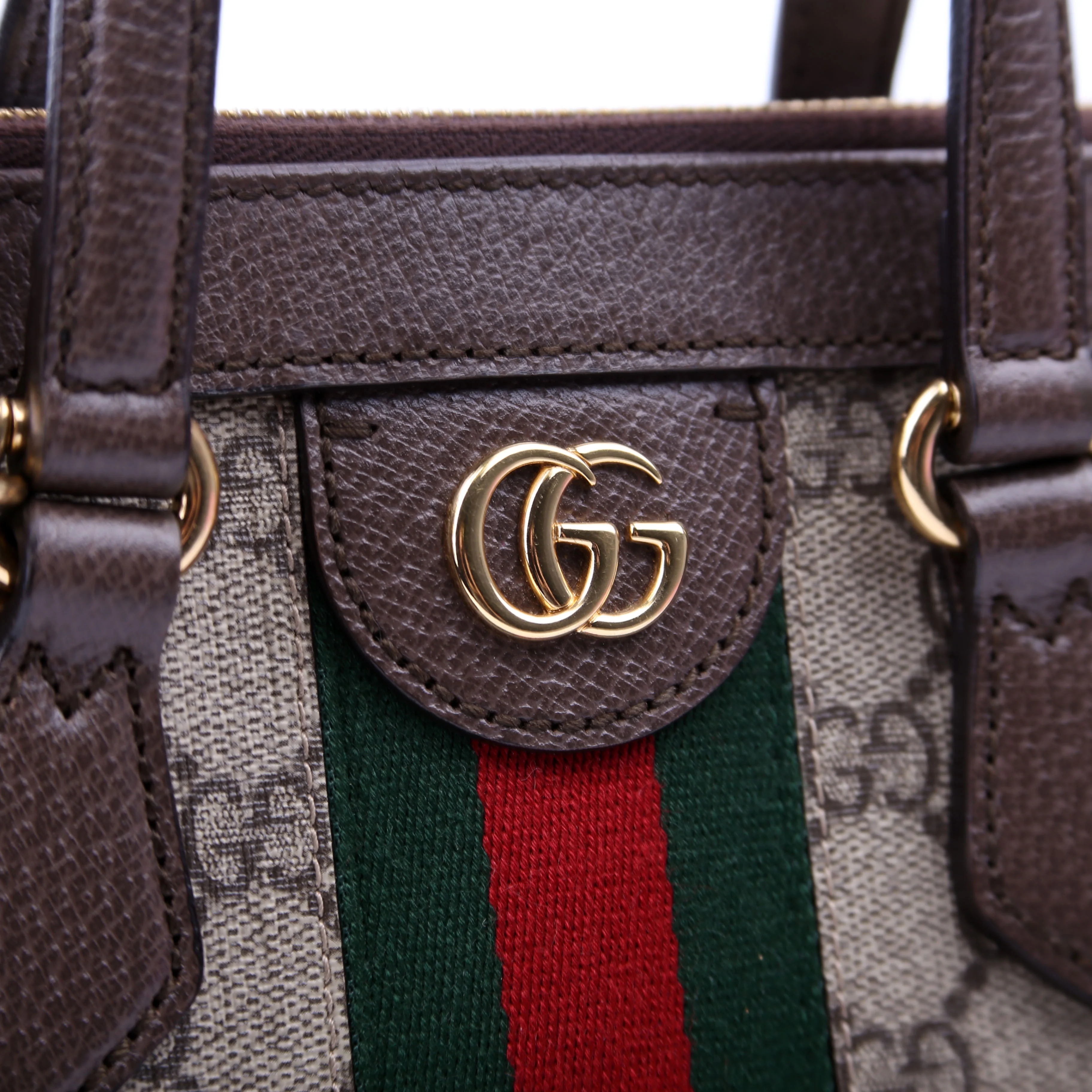 547551 GG Supreme Ophidia Small Tote Brown - Image 9