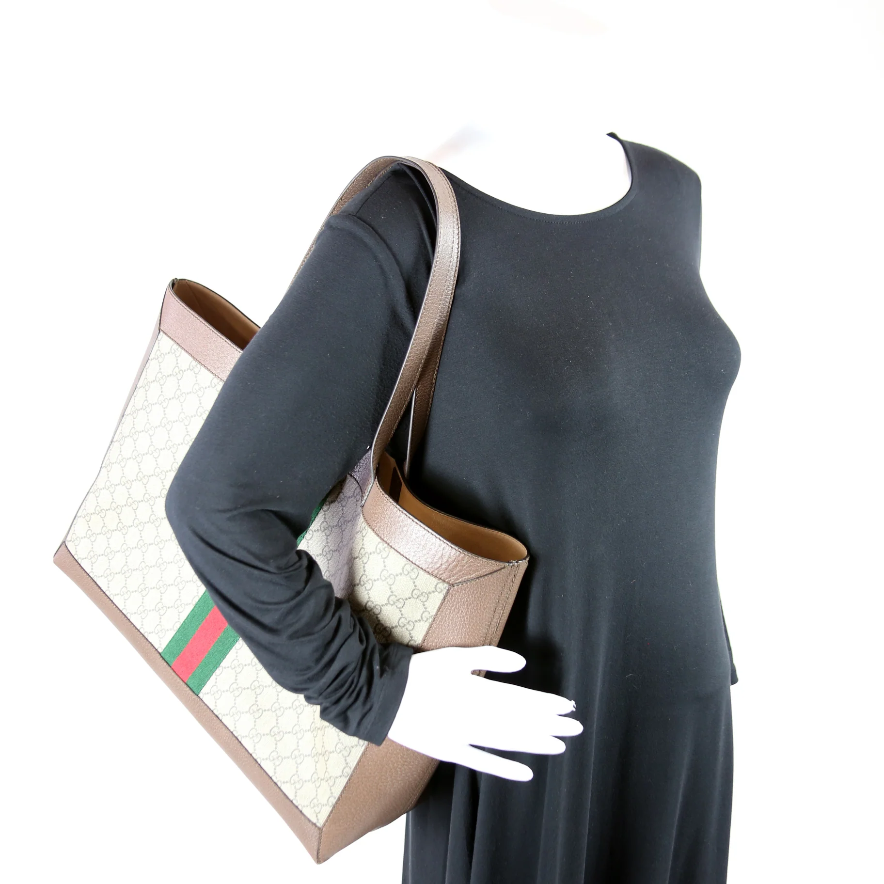 547947 Ophidia Soft GG Supreme Soft Tote Medium - Image 12