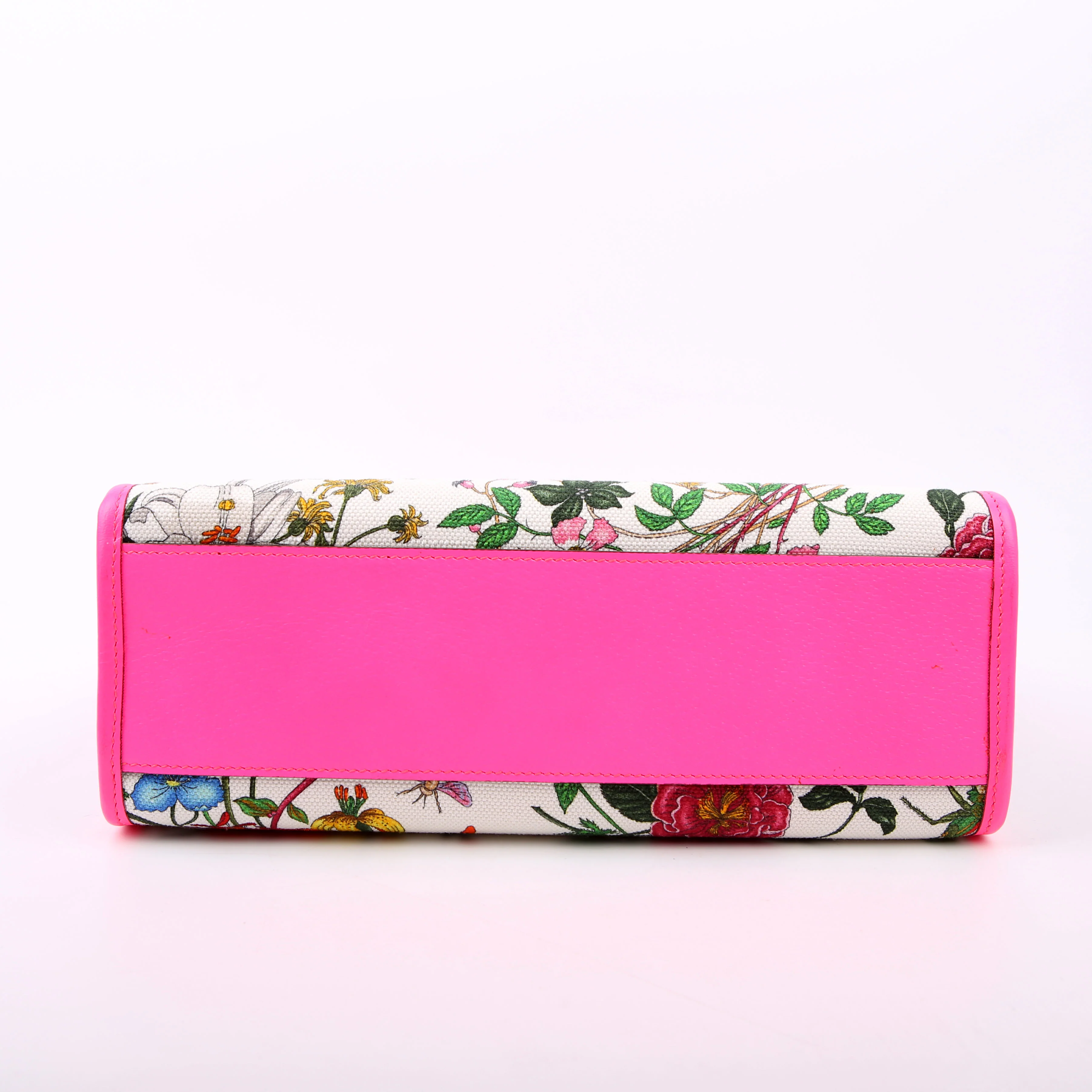 550141 Canvas Flora Tote Medium Pink - Image 4