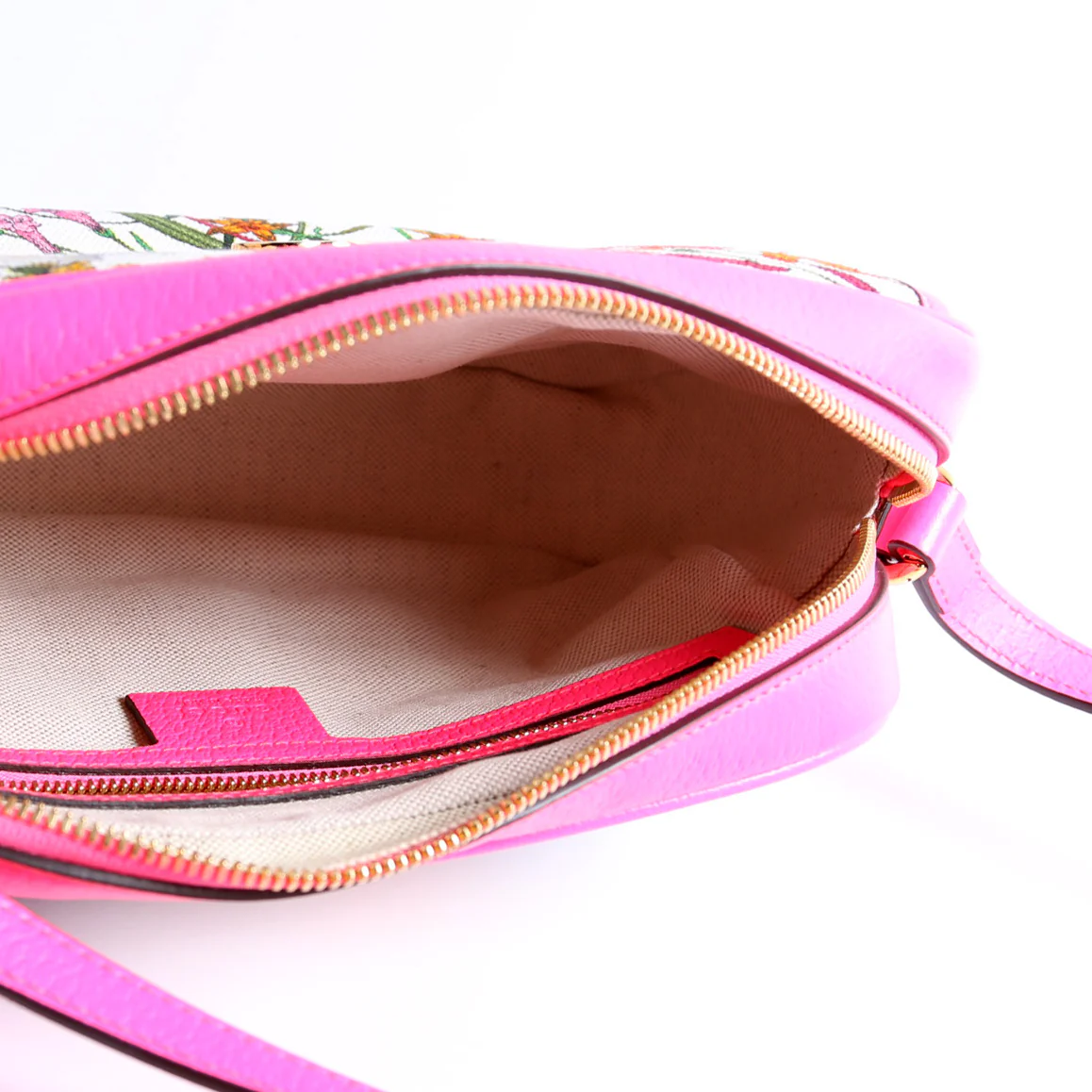550147 Flora Canvas Crossbody Pink - Image 10