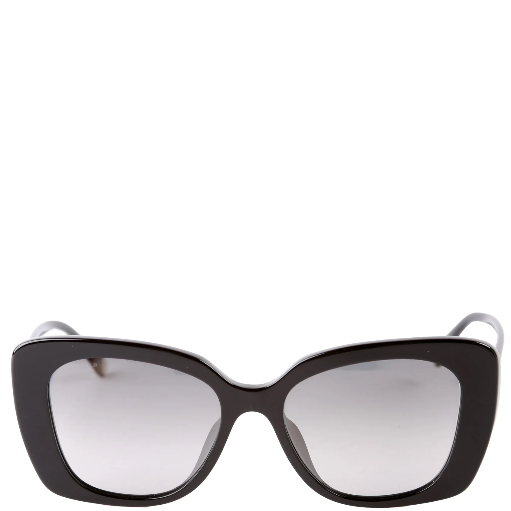 5504-A Acetate Square Sunglasses Black