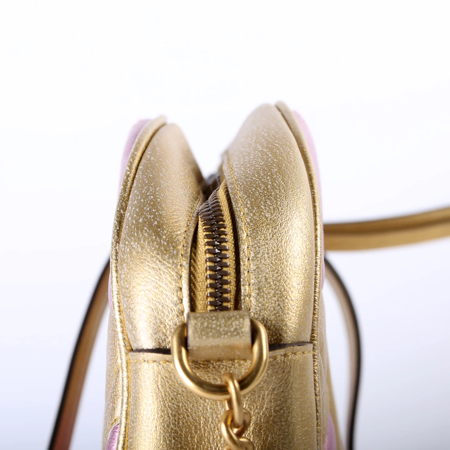 550454 Marmont Mini Round Gold/Pink - Image 5
