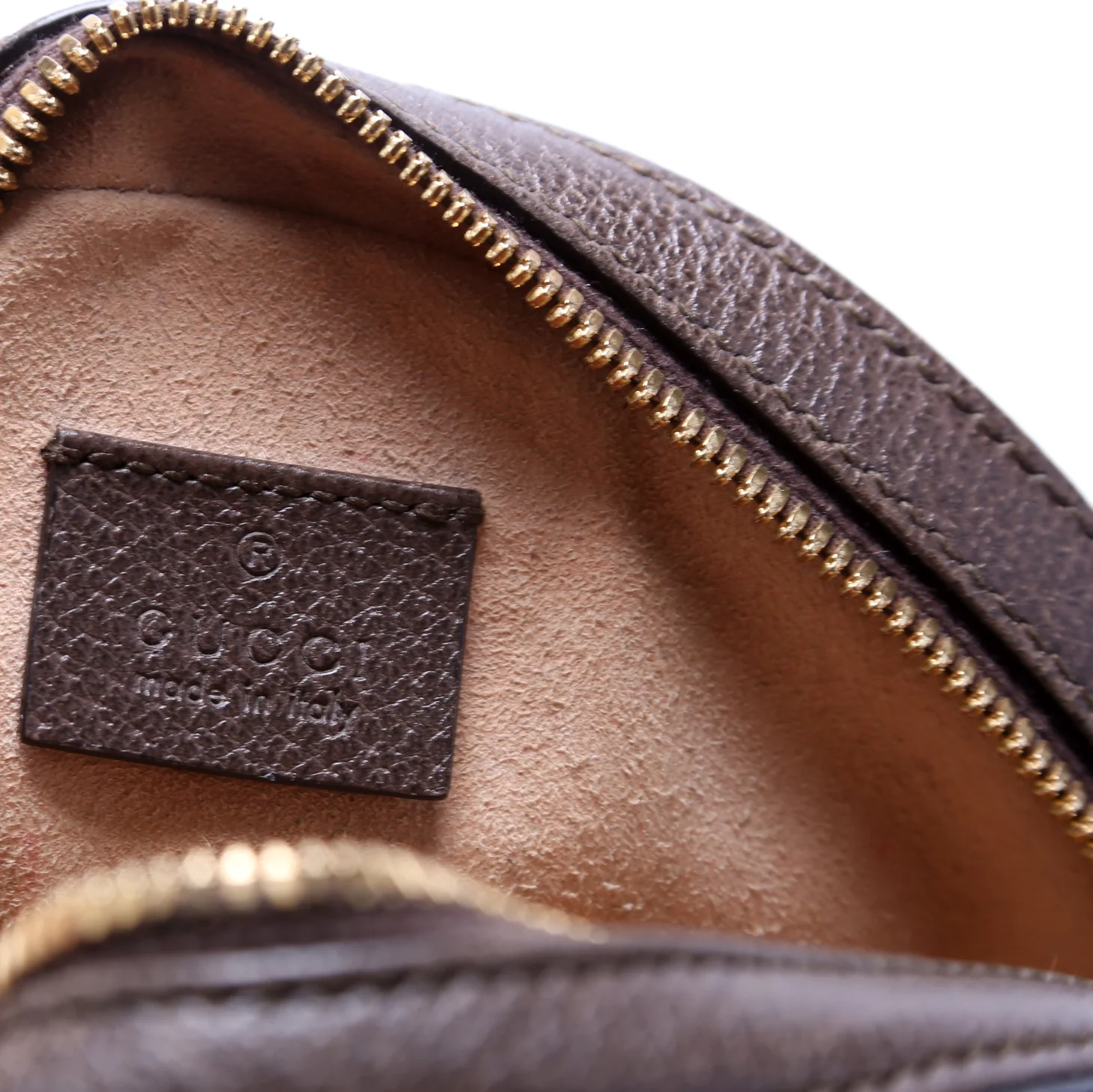 550618 Ophidia Leather Round Small Crossbody - Image 6