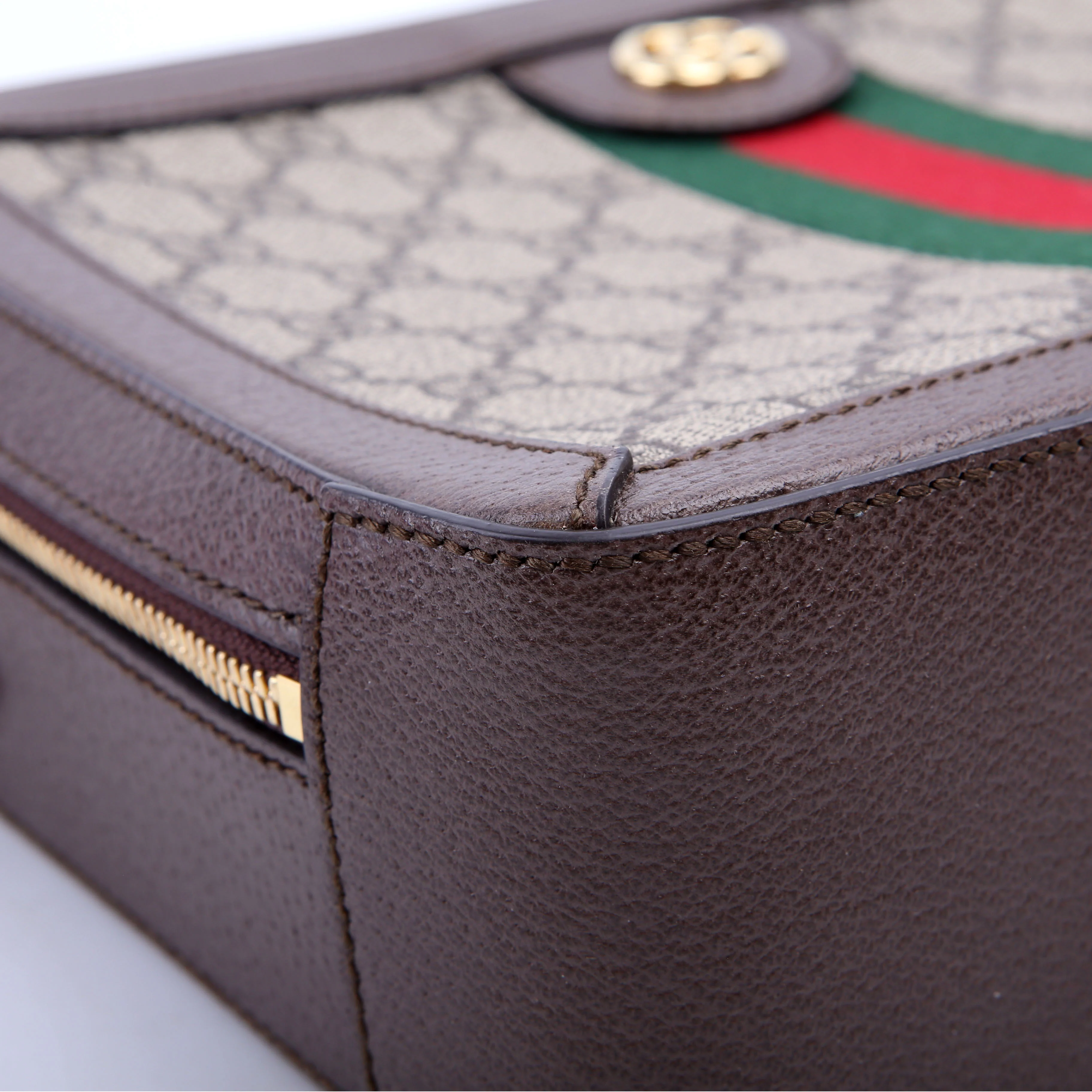 550622 Ophidia GG Small Shoulder Bag Brown - Image 5