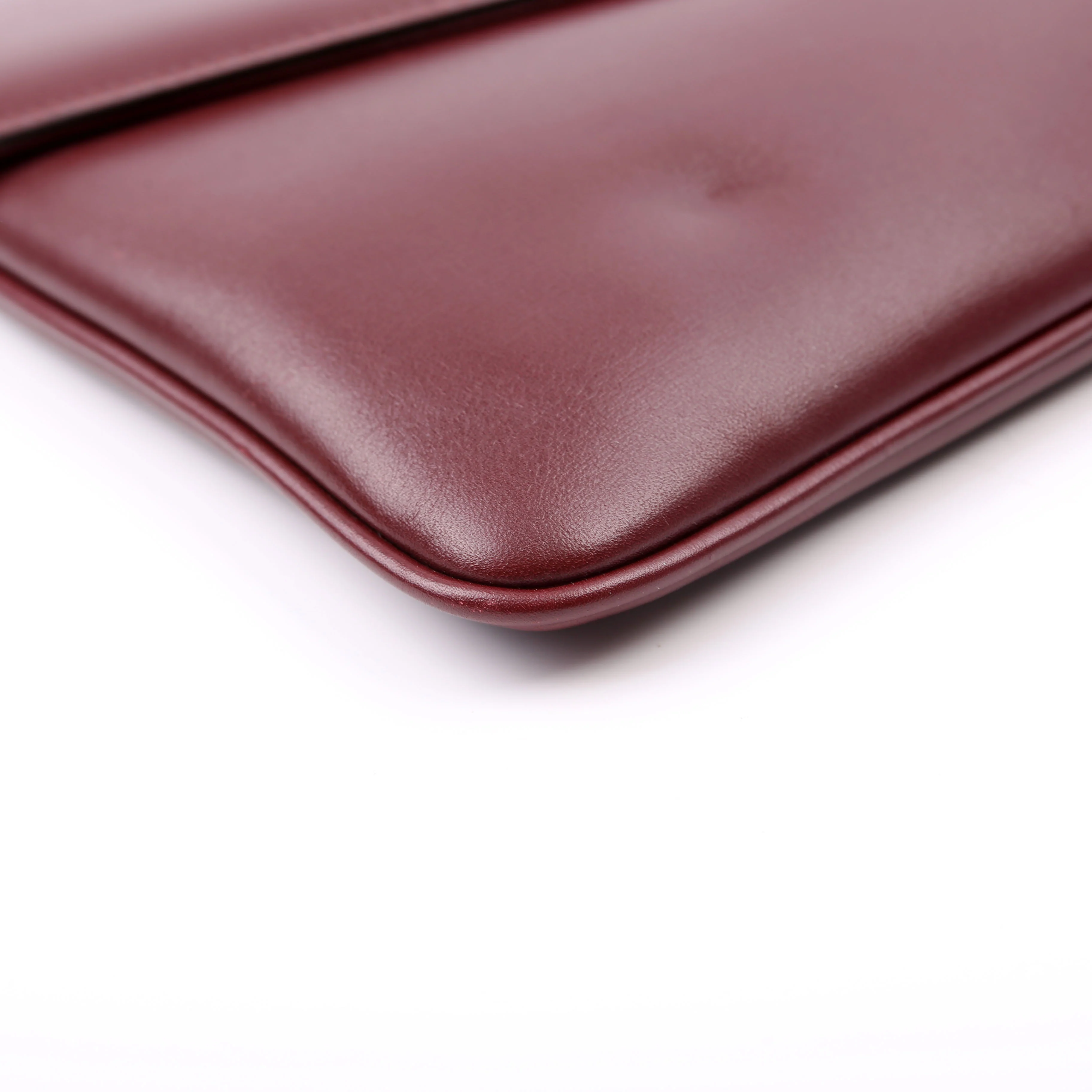 551522 Rajah Medium Broadway Clutch Maroon - Image 6