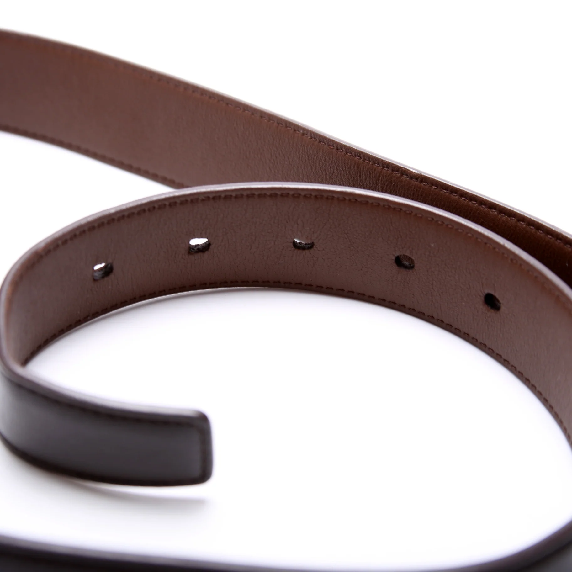 558088 Cassandre Thin Square Belt Size 90 Brown - Image 6