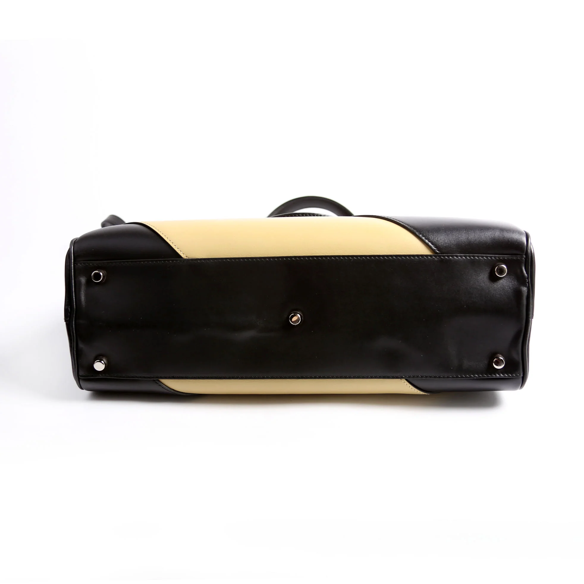 564714 Zumi Top Handle Medium Black/Beige - Image 5