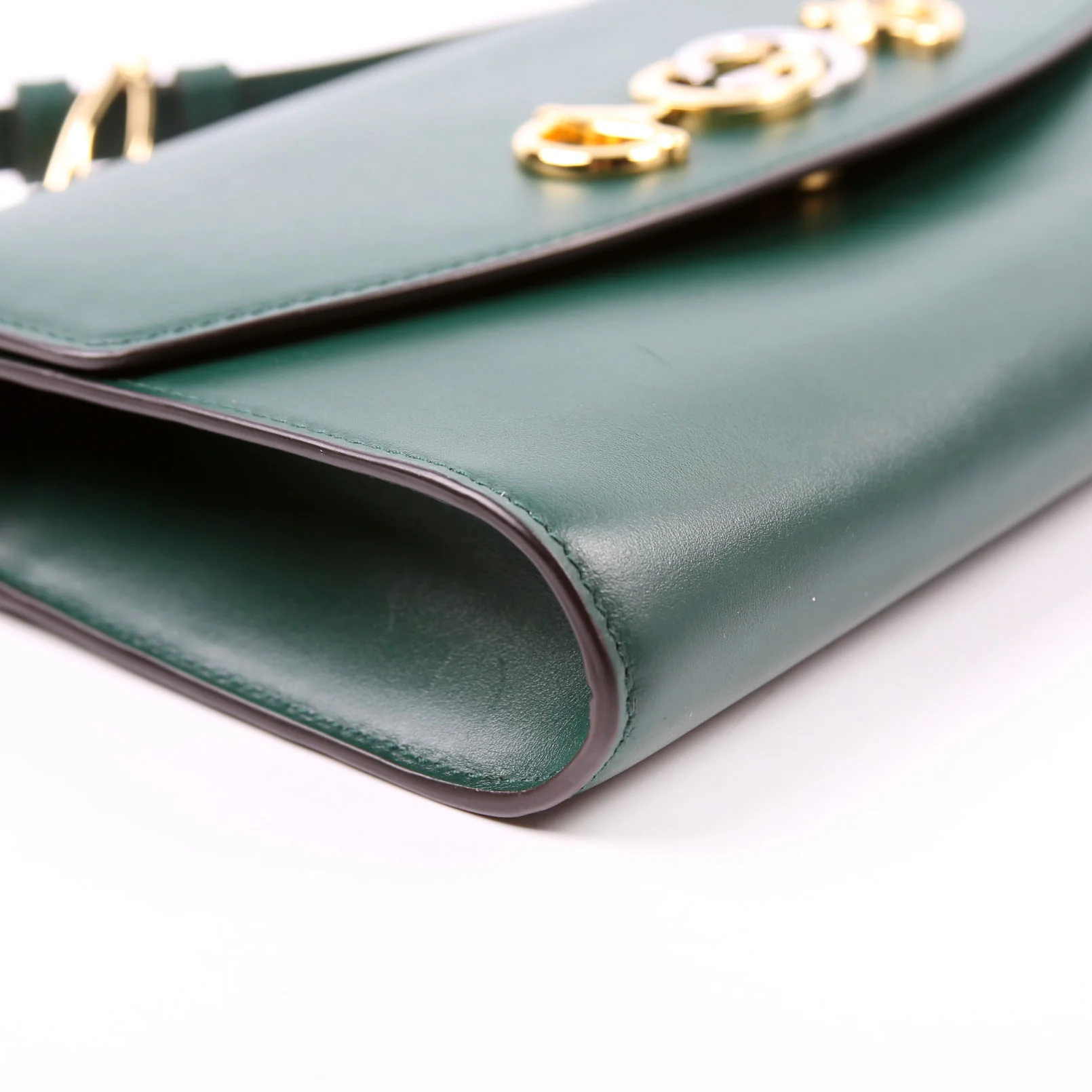 564718 Zumi Calf Mini Shoulder Bag Green - Image 6