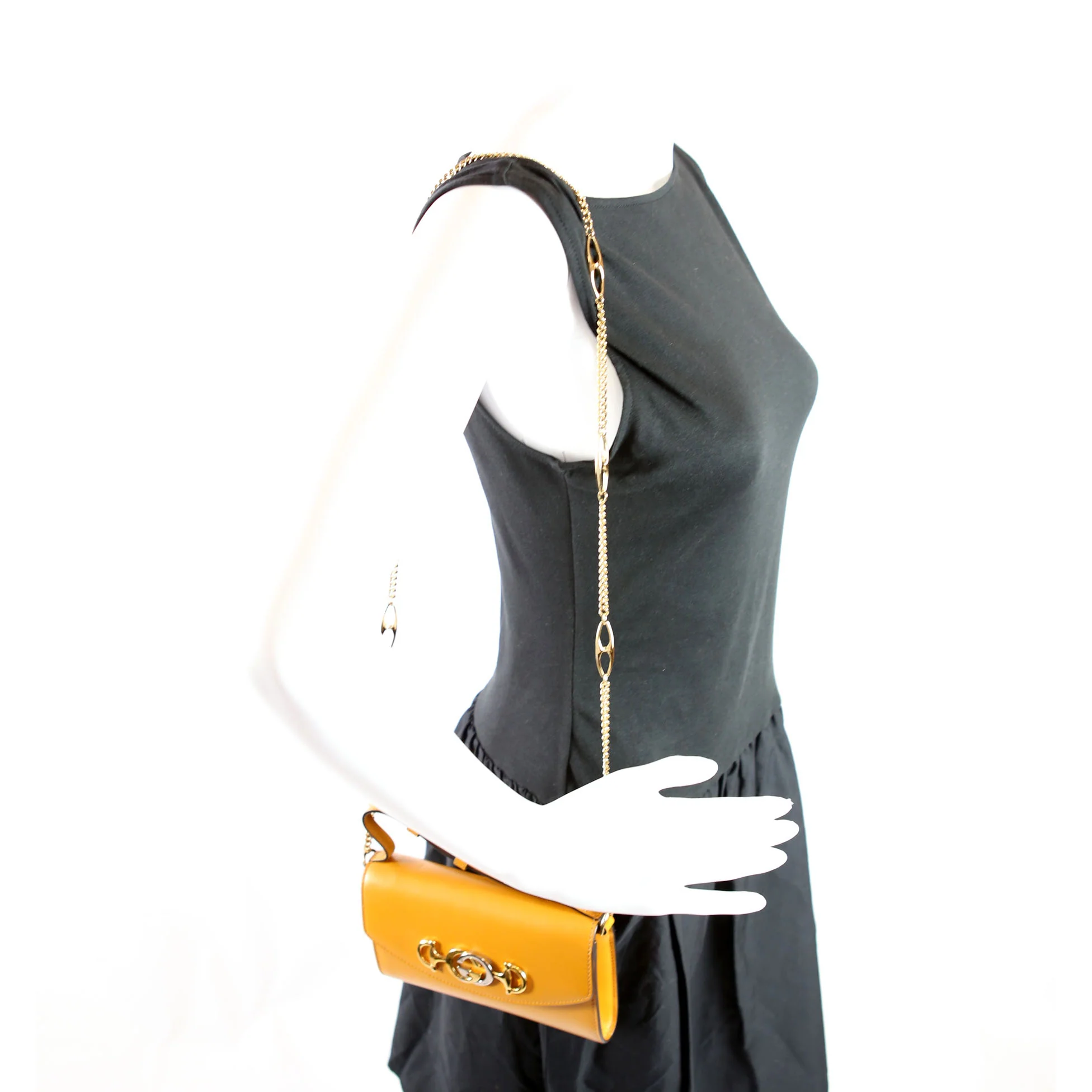 564718 Zumi Mini Shoulder Bag Ochre - Image 10