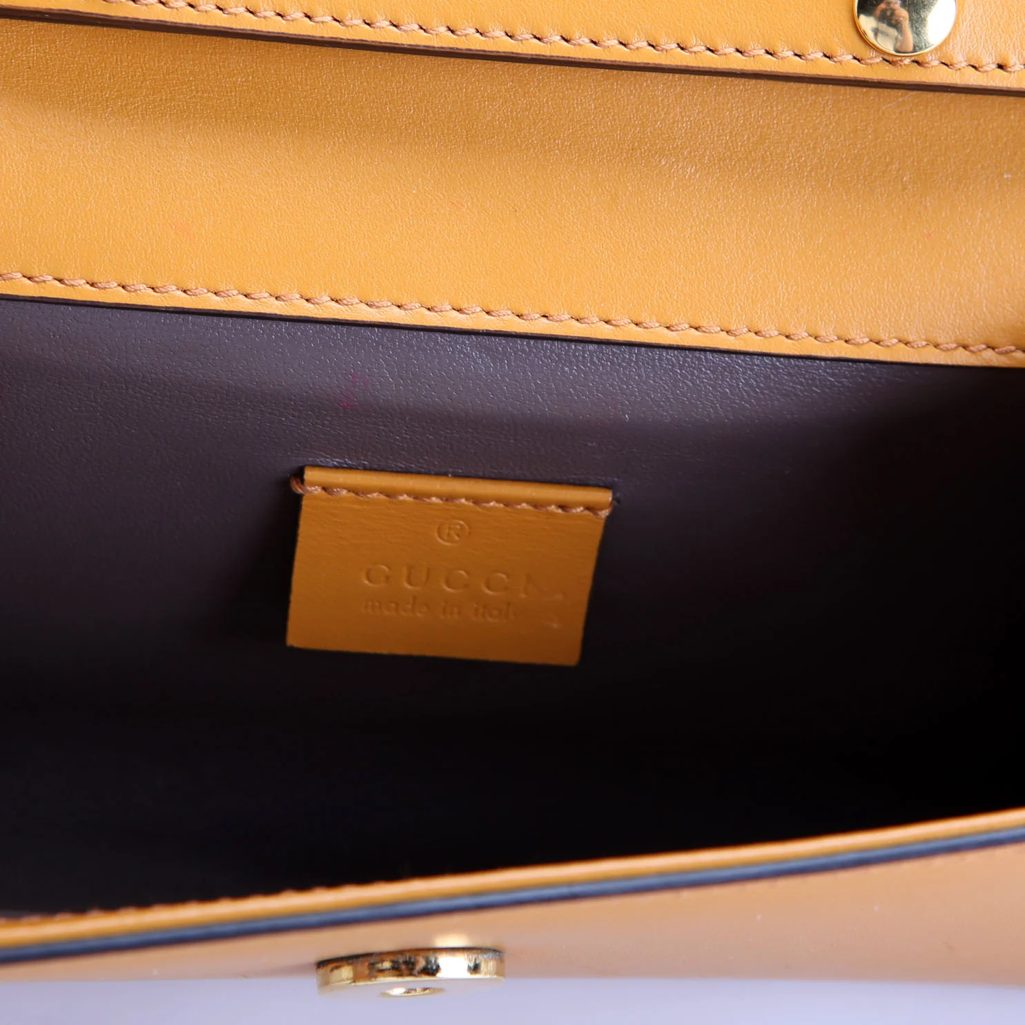 564718 Zumi Mini Shoulder Bag Ochre - Image 8