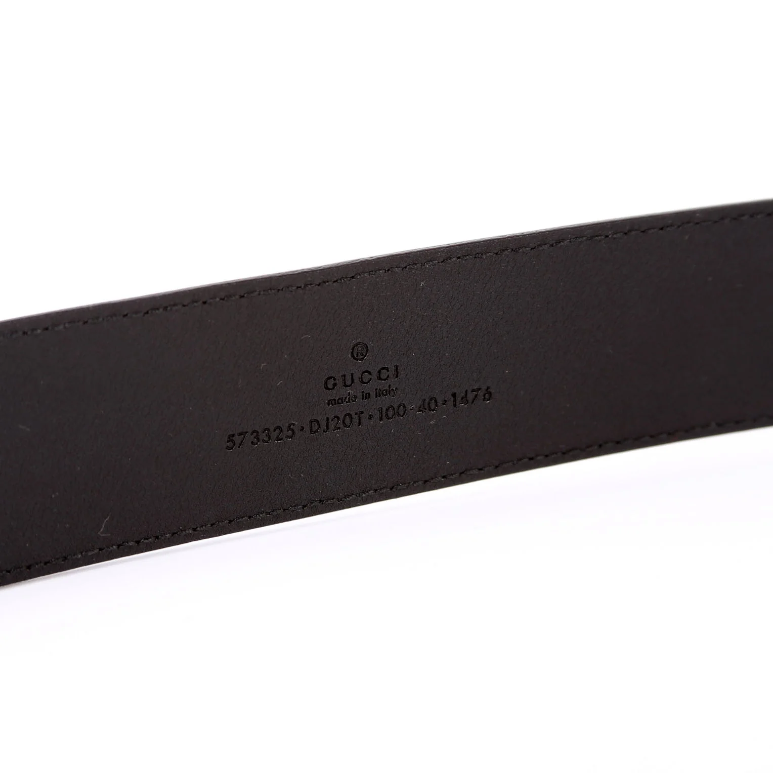 573325 Leather Belt 100/40 Black - Image 5
