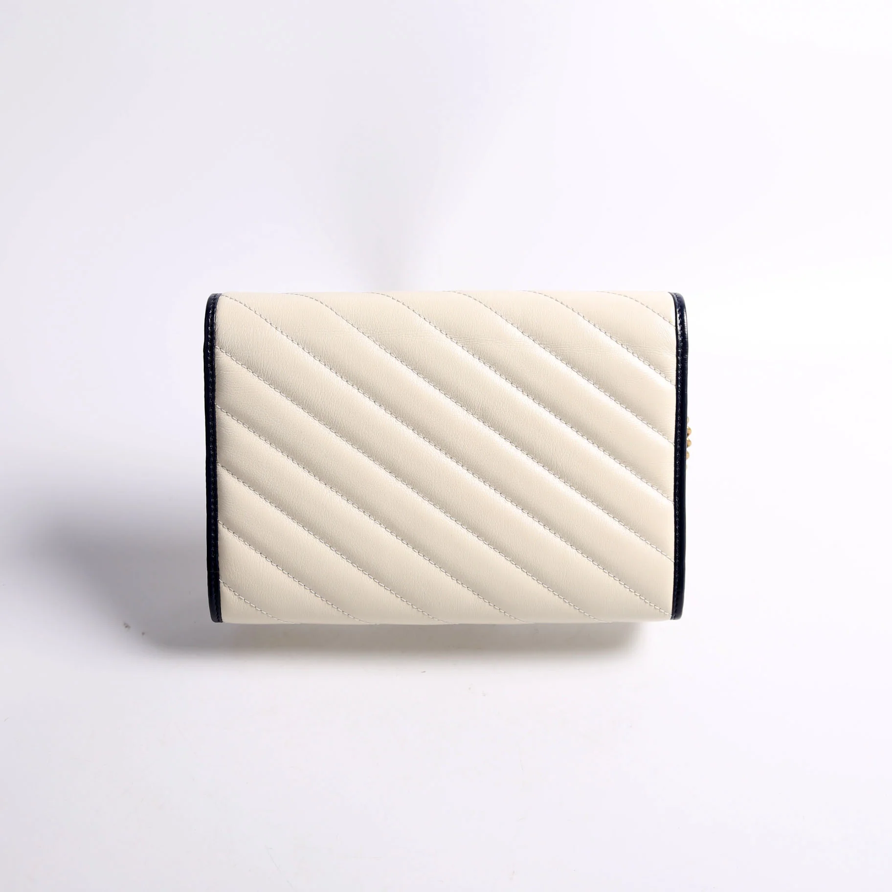 573807 Marmont Torchon Chain Wallet Cream/Blue - Image 2