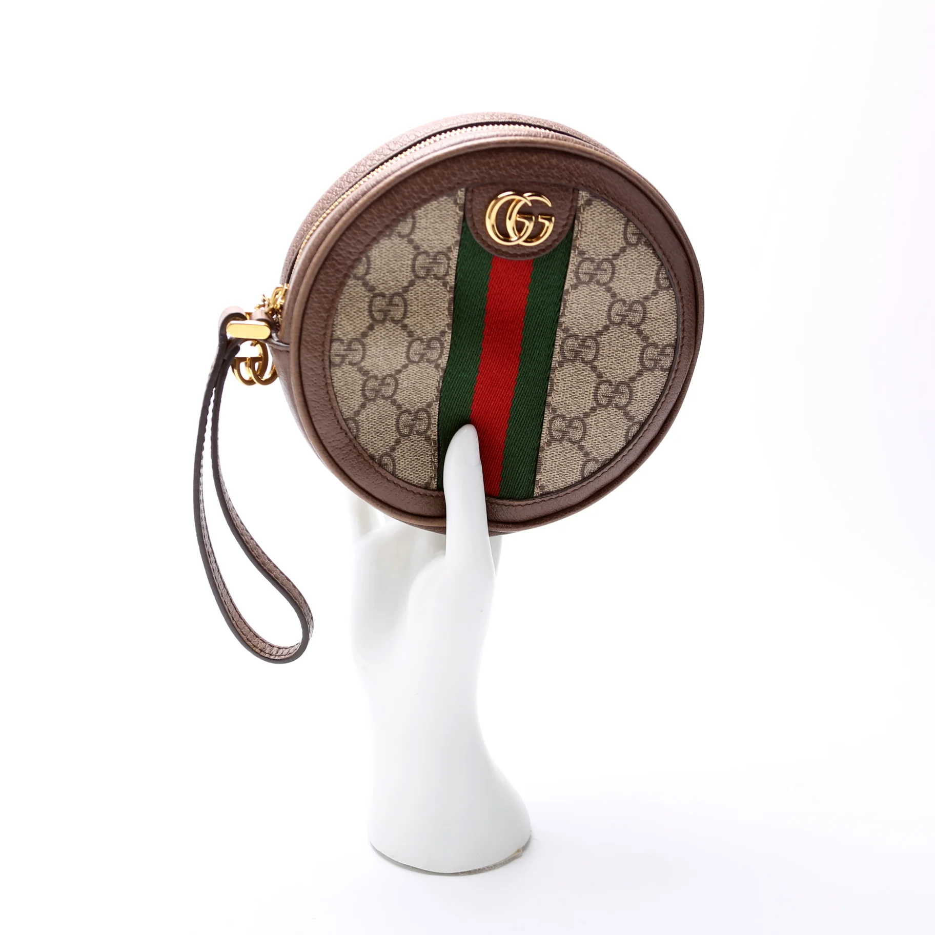 574841 GG Supreme Ophidia Round Wristlet - Image 8