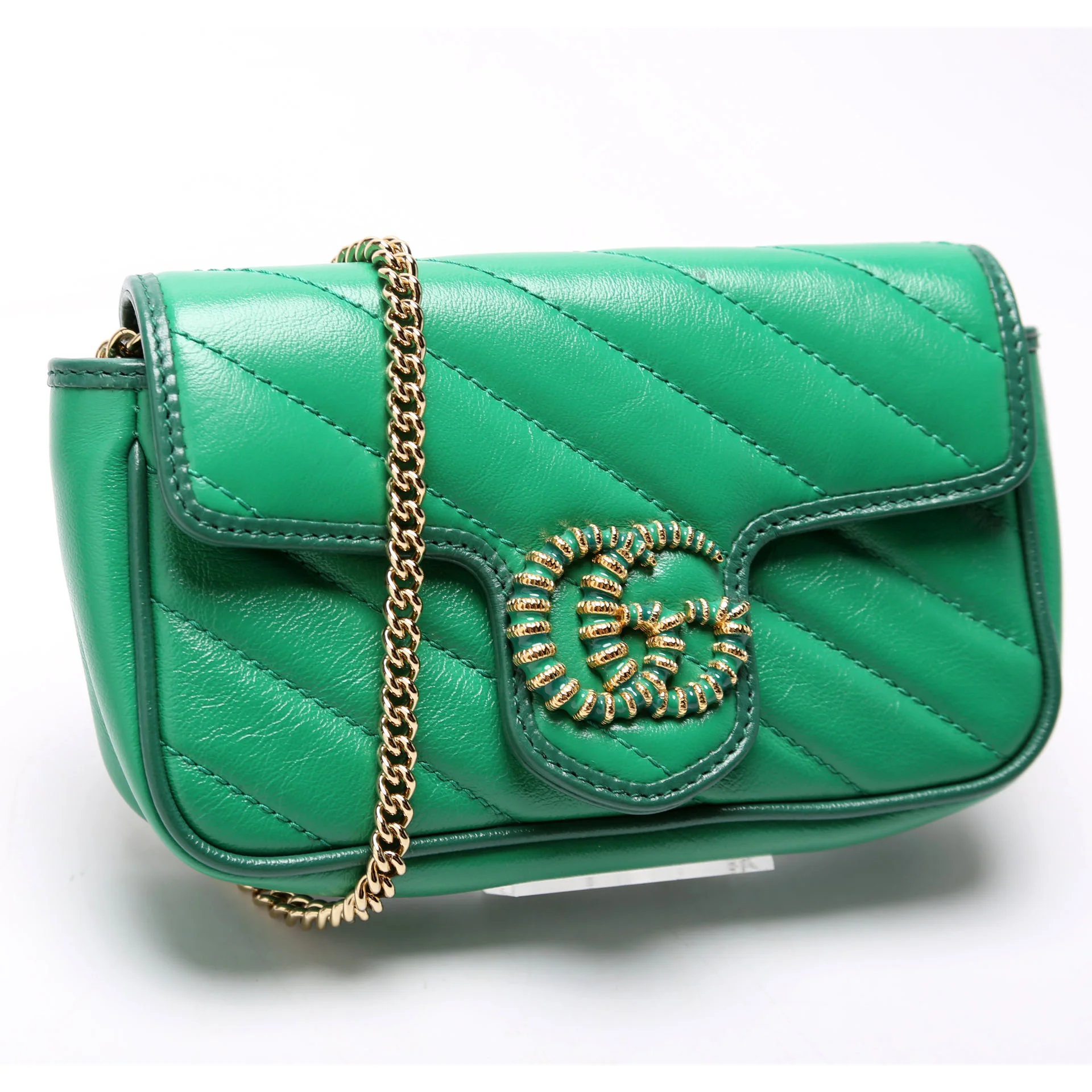 574969 Super Mini Flap Torchon Green - Image 2