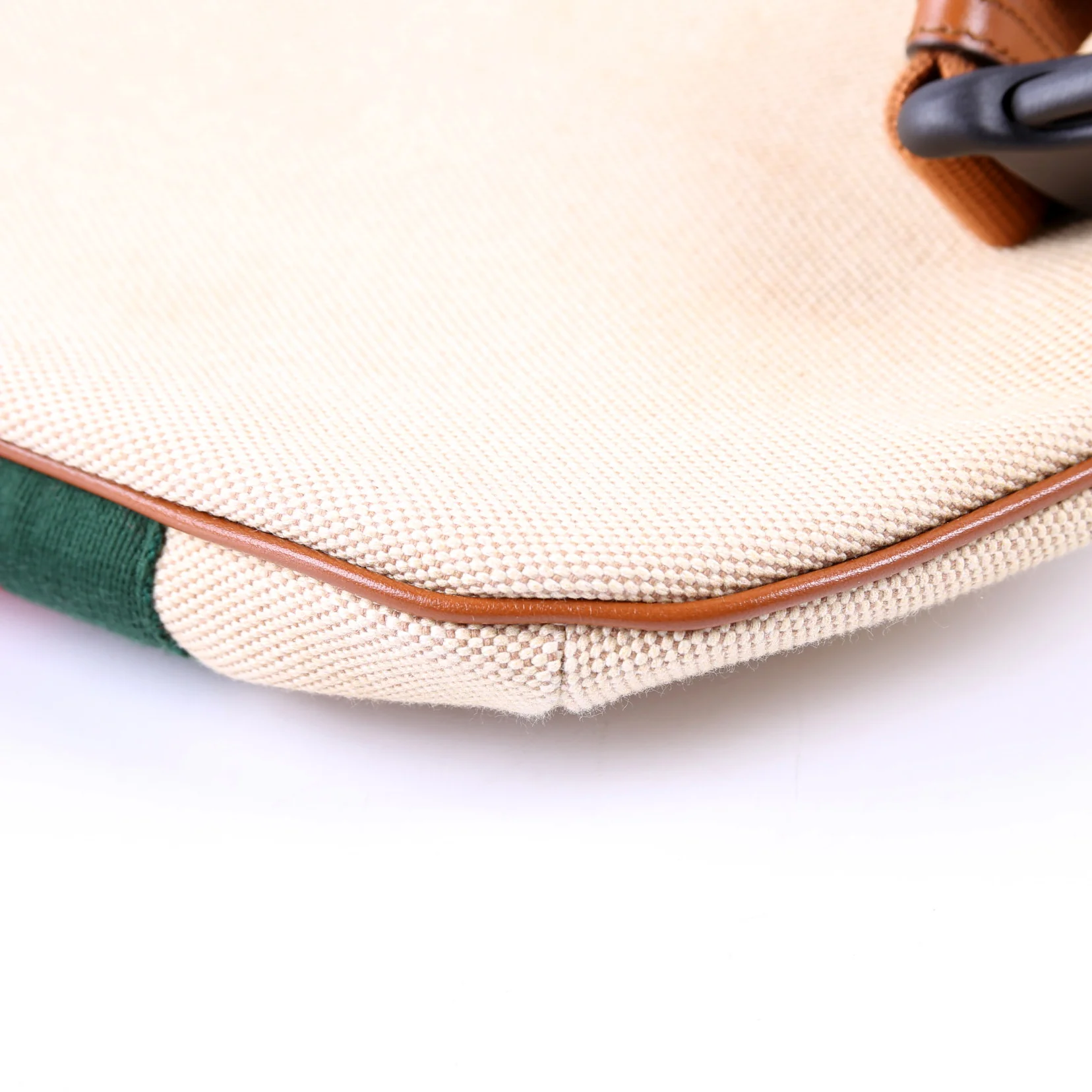 575082 Vintage Canvas Web Belt Bag - Image 7