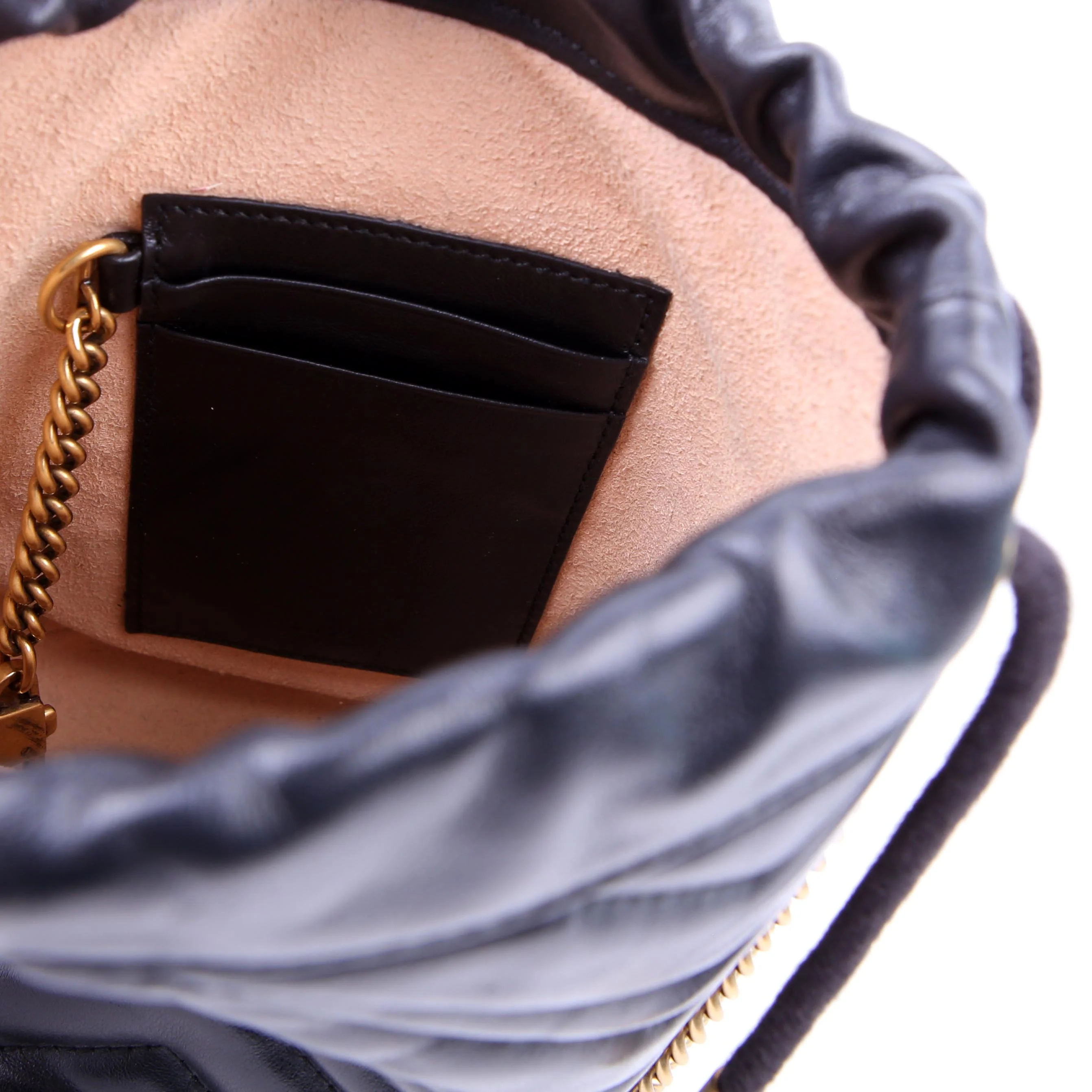 575163 Marmont Mini Bucket Black - Image 8