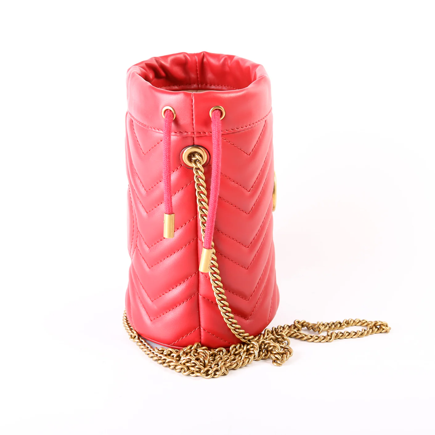 575163 Marmont Mini Bucket Red - Image 3