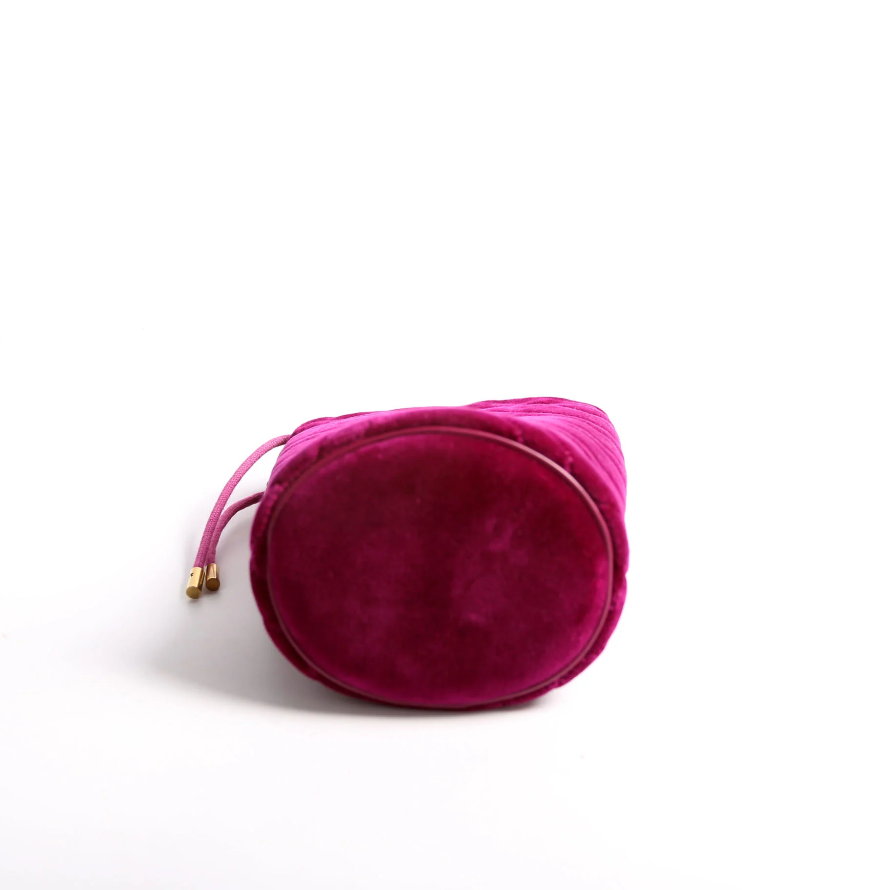 575163 Velvet Marmont Mini Bucket Purple - Image 3