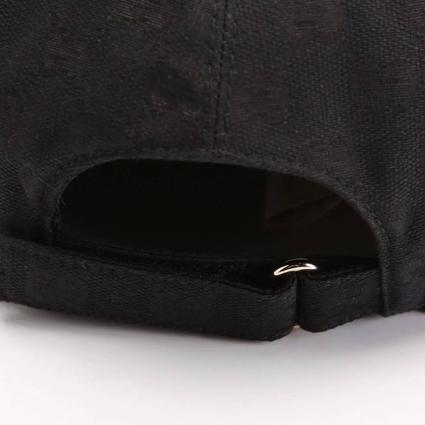 576253 GG Canvas Baseball Cap Size Medium Black - Image 4