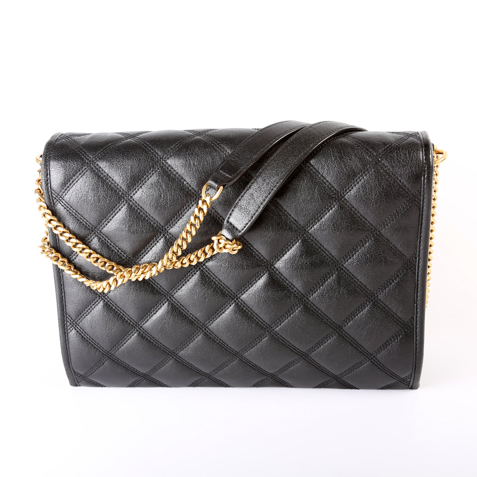 579607 Becky Shoulder Bag Quilted Lambskin Large - Image 2