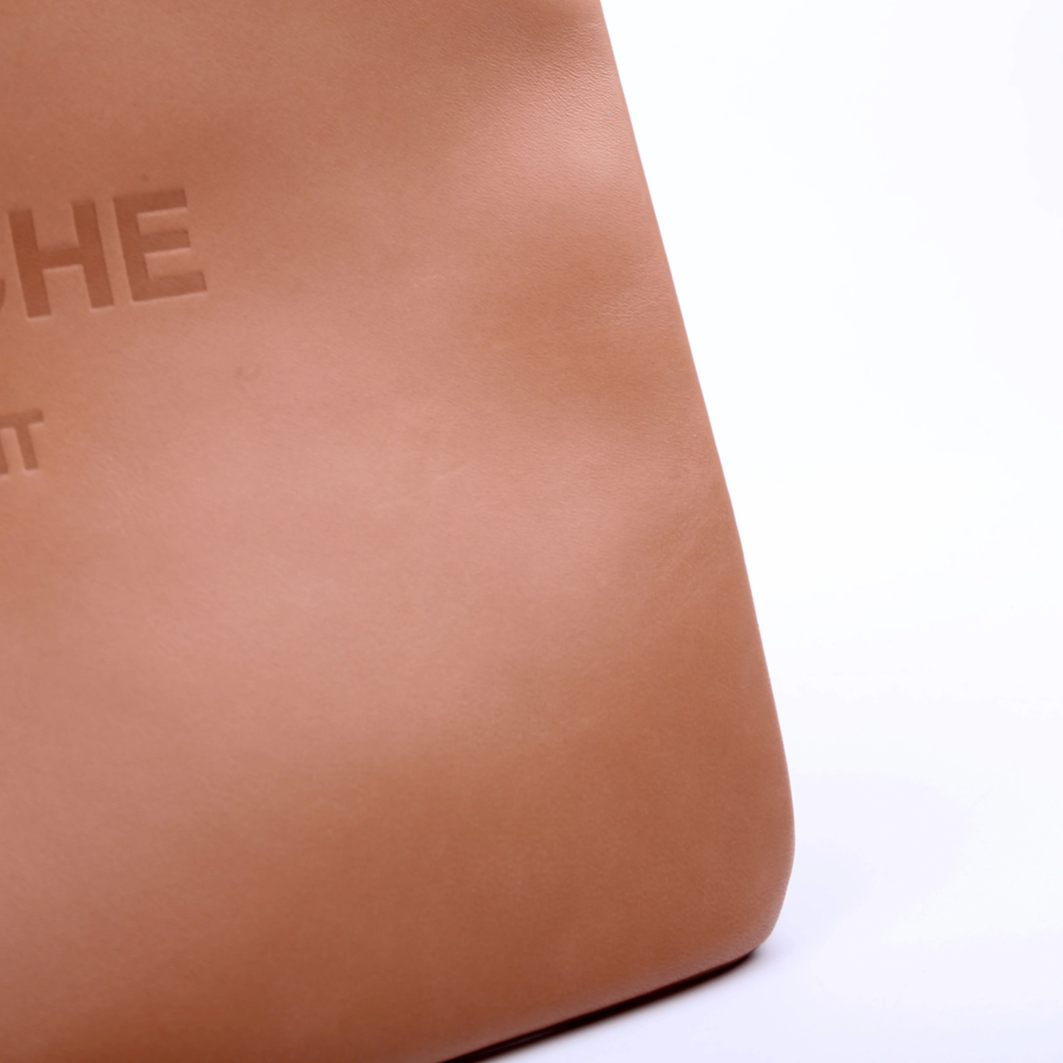 581369 Rive Gauche Calfskin Pouch Tan - Image 8