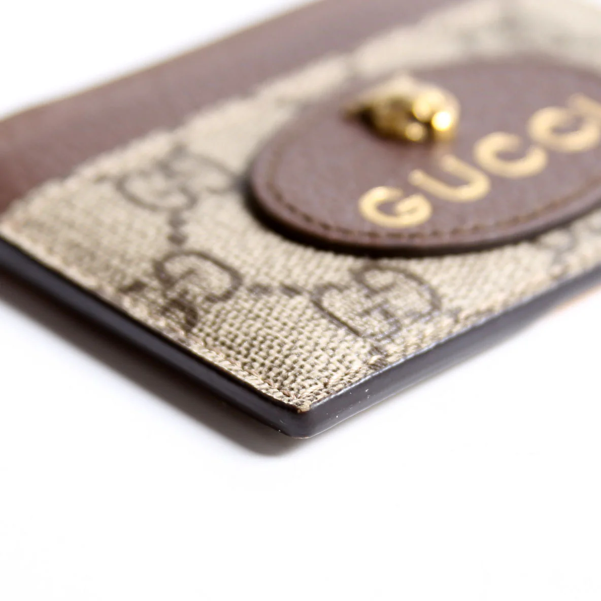 597557 GG Supreme Neo Card Case Beige/Brown/Yellow - Image 6