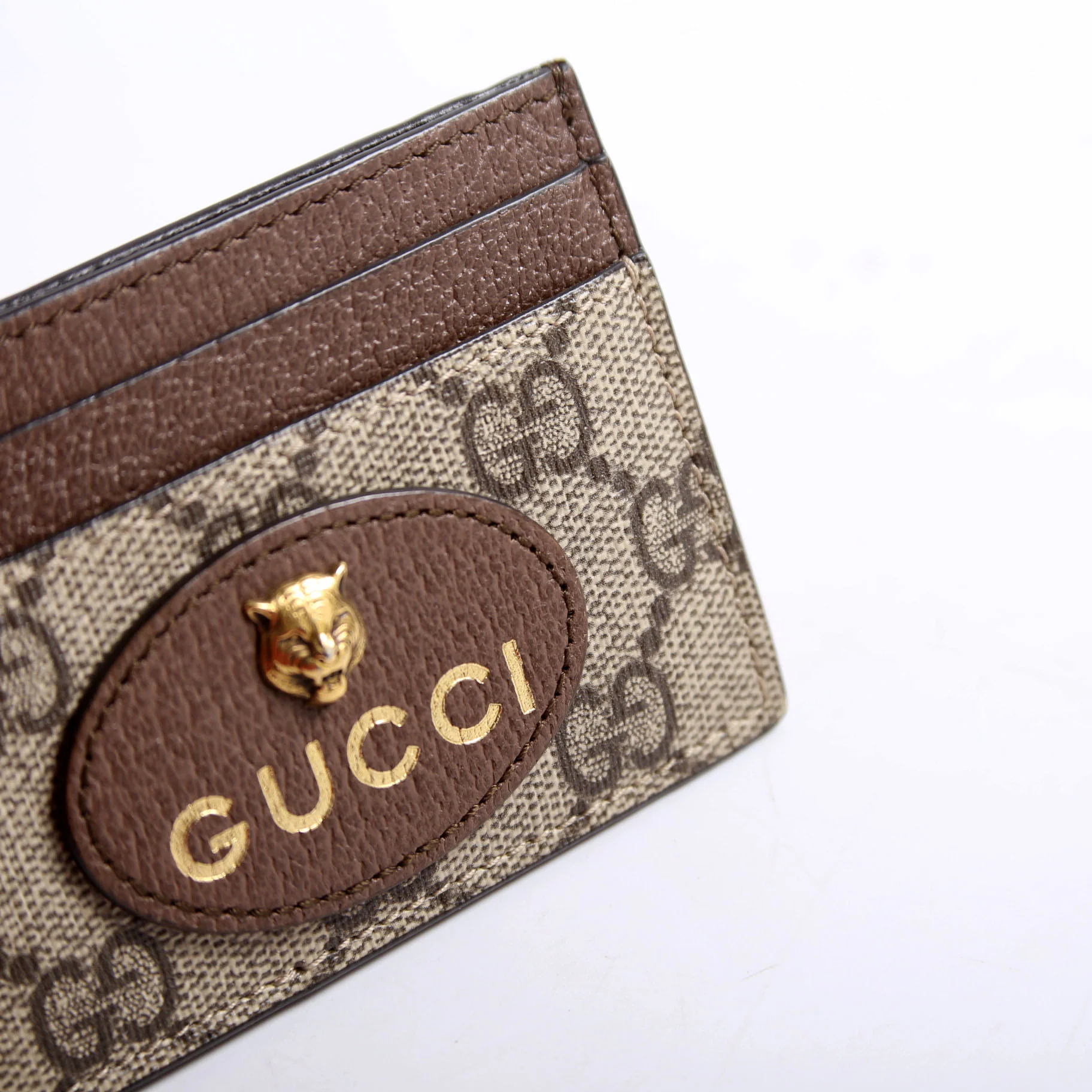 597557 GG Supreme Neo Card Case Yellow - Image 6