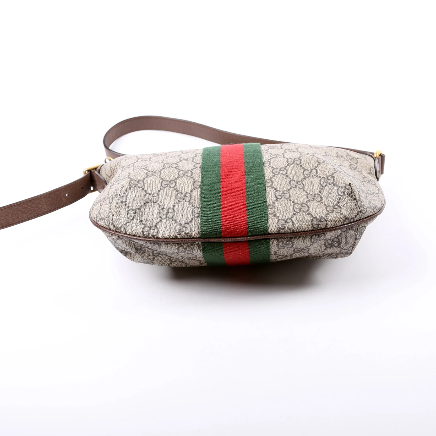 598125 Ophidia GG Supreme Small Shoulder Bag Brown - Image 4