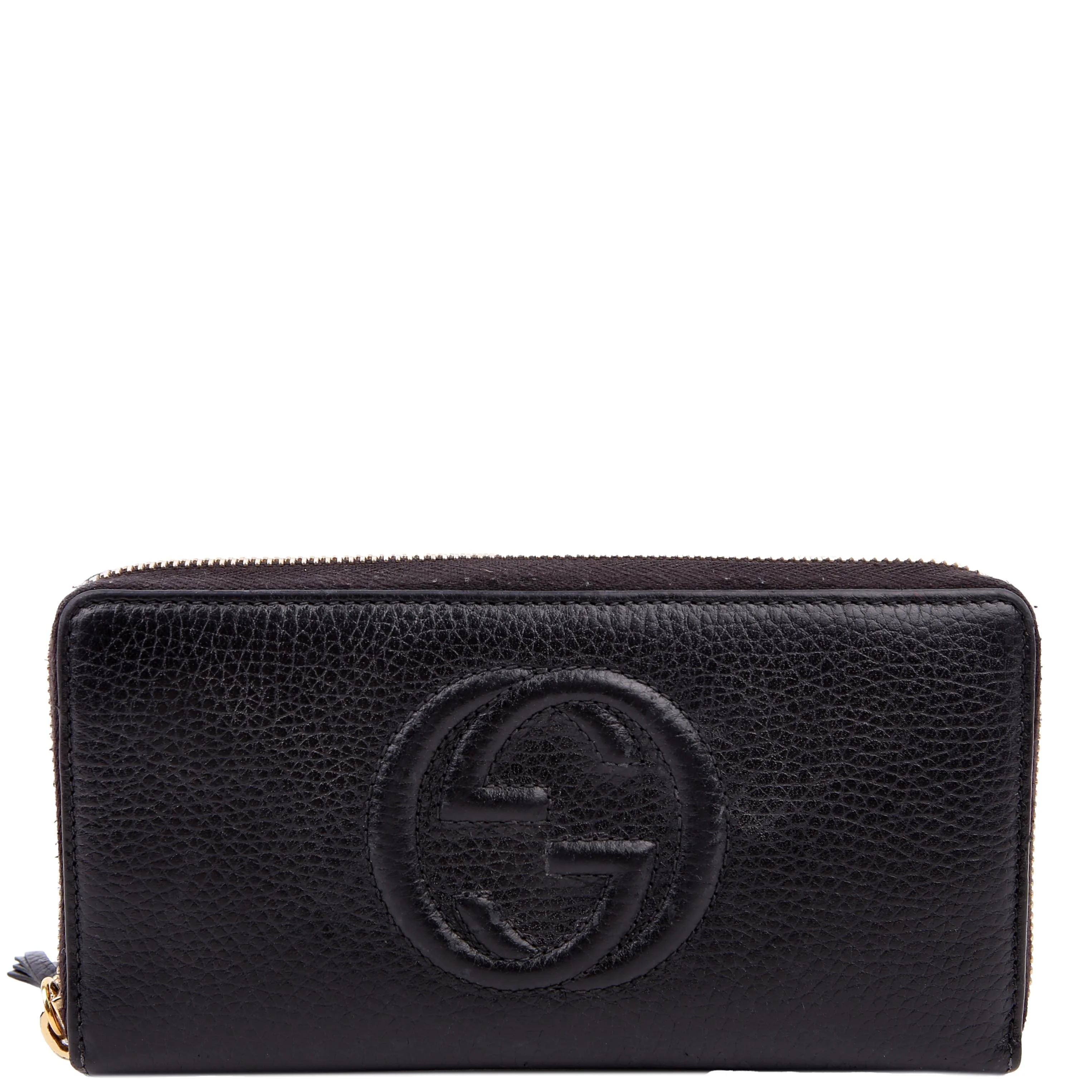 598187 Soho Zip Around Wallet Black