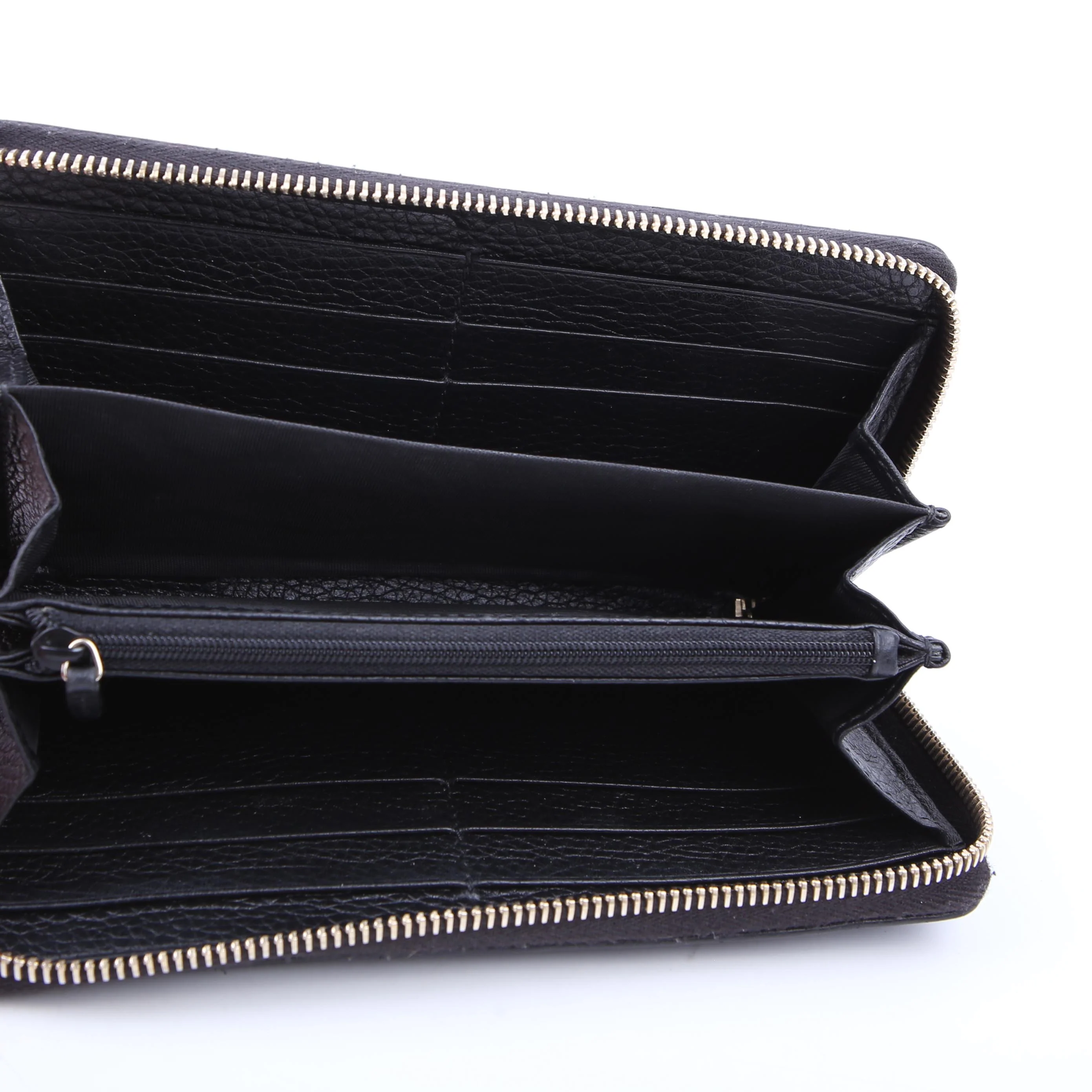598187 Soho Zip Around Wallet Black - Image 10