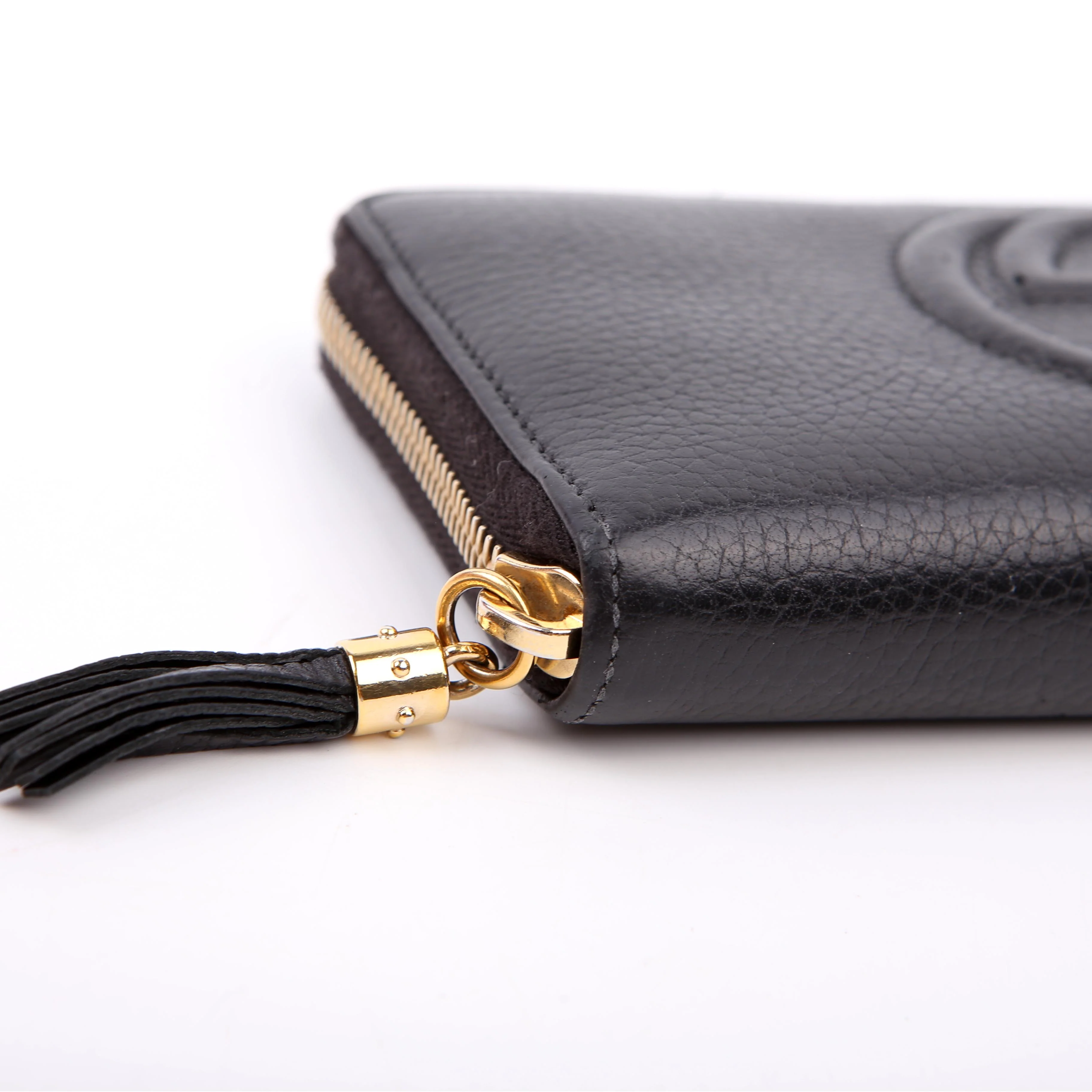 598187 Soho Zip Around Wallet Black - Image 6