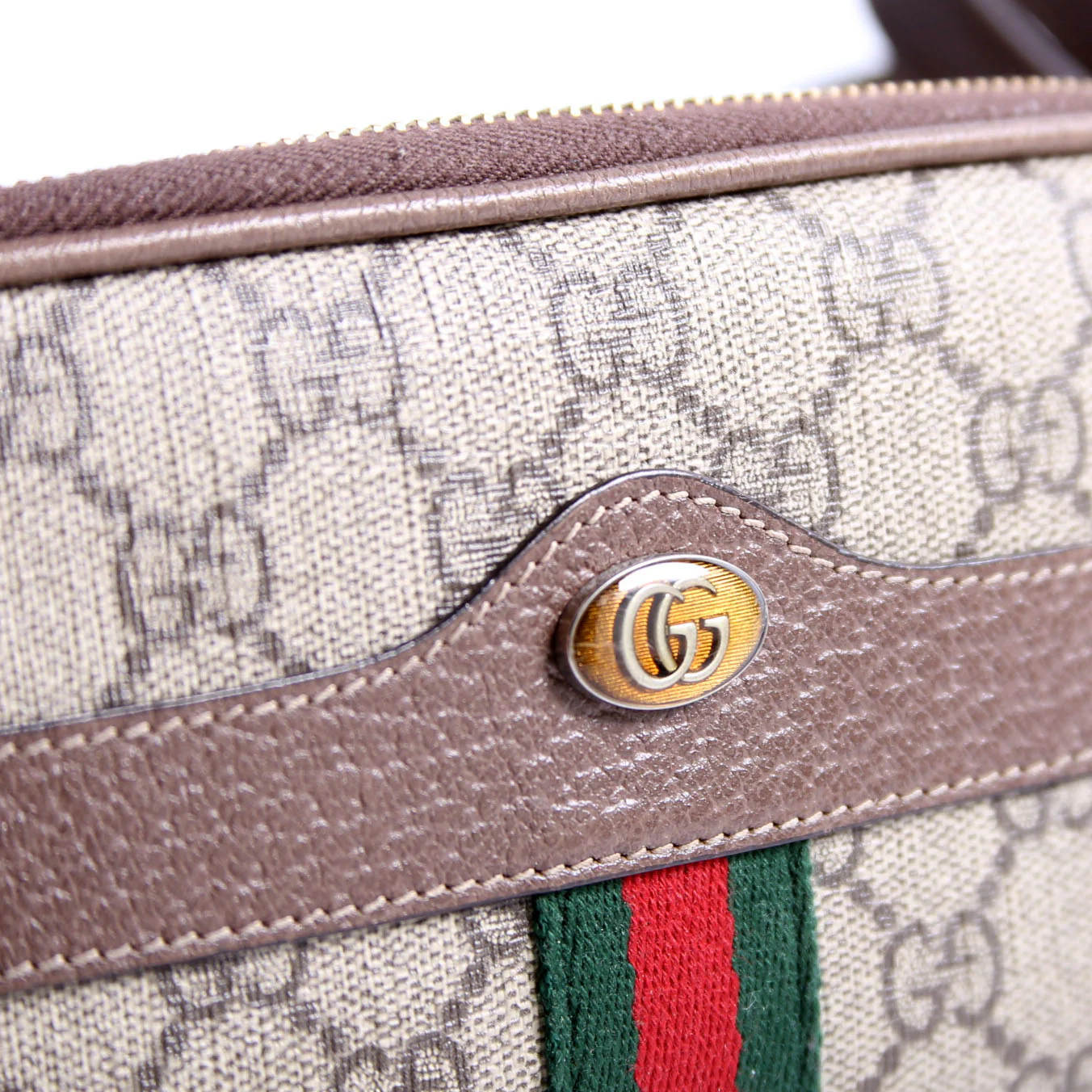 598664 GG Supreme Ophidia Mini Bag Brown - Image 10