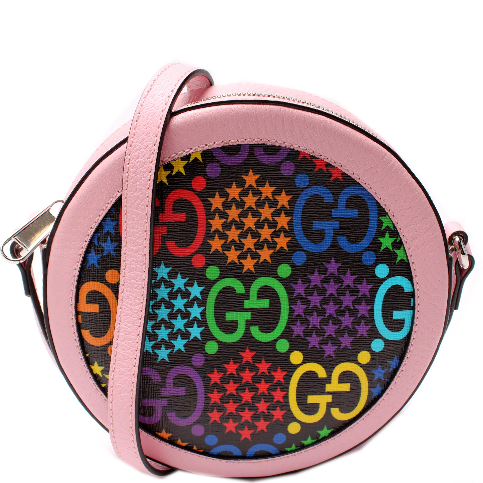 603938 GG Psychedelic Round Shoulder Bag