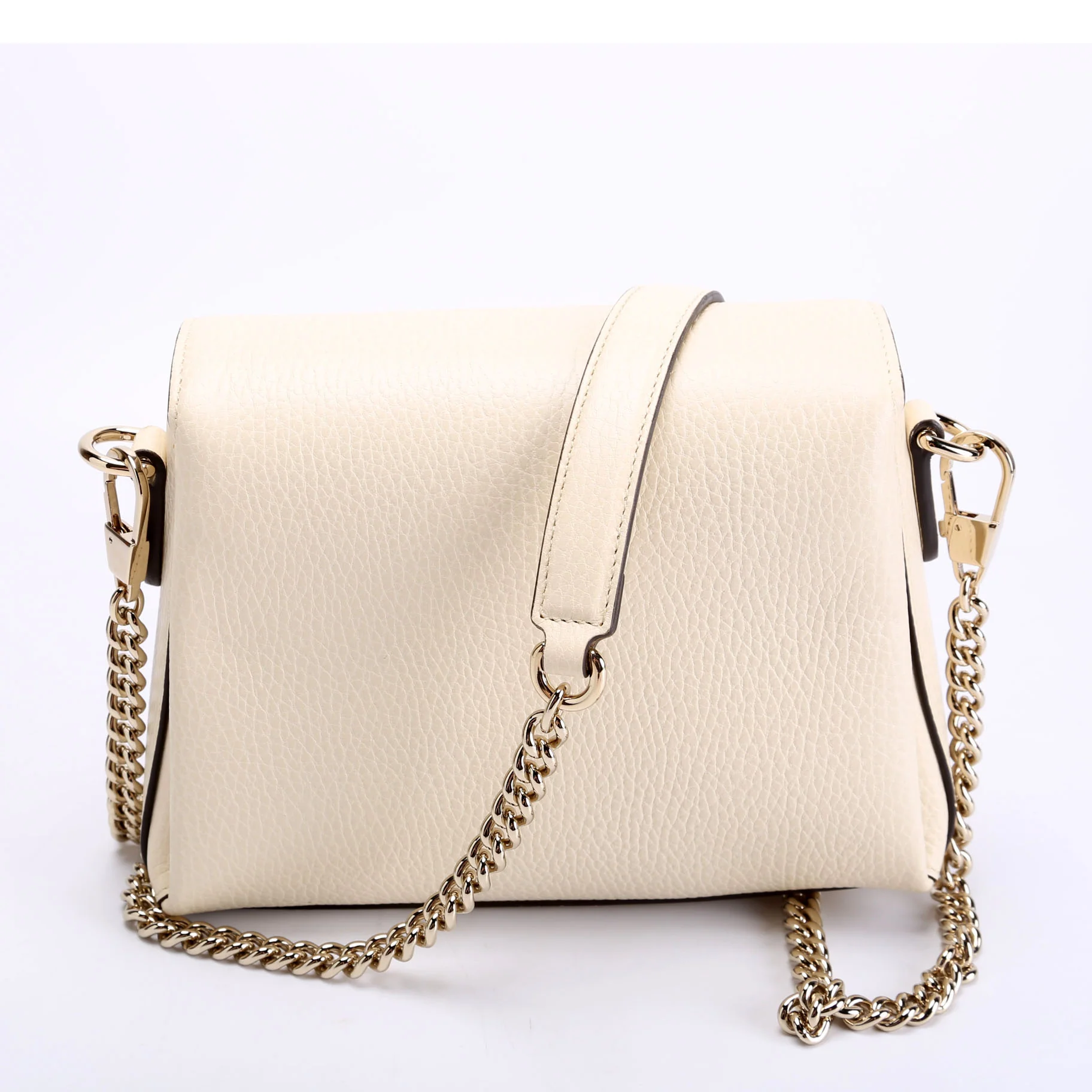 607720 Interlock Small Crossbody Cream - Image 3