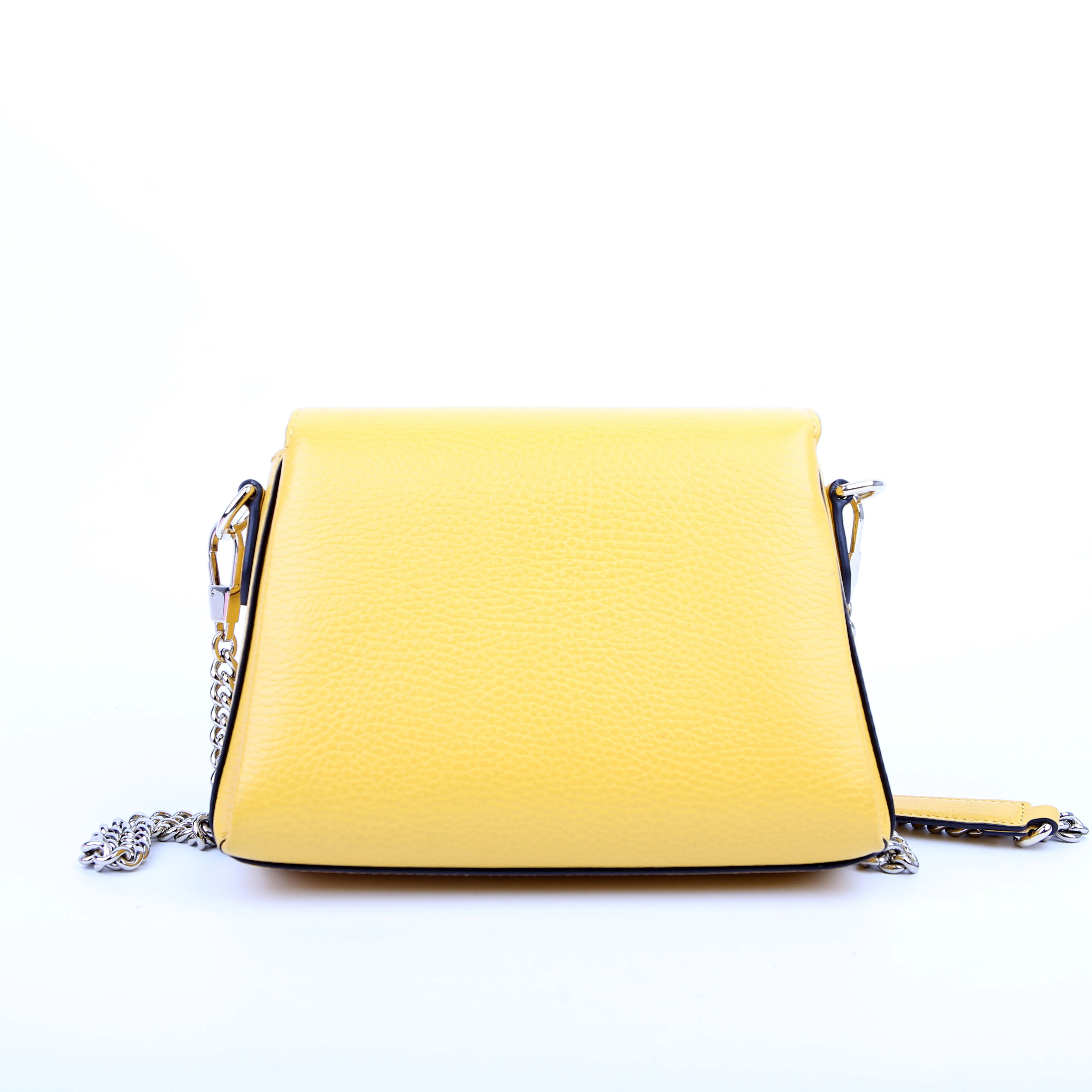 607720 Interlocking Small Crossbody Yellow - Image 3
