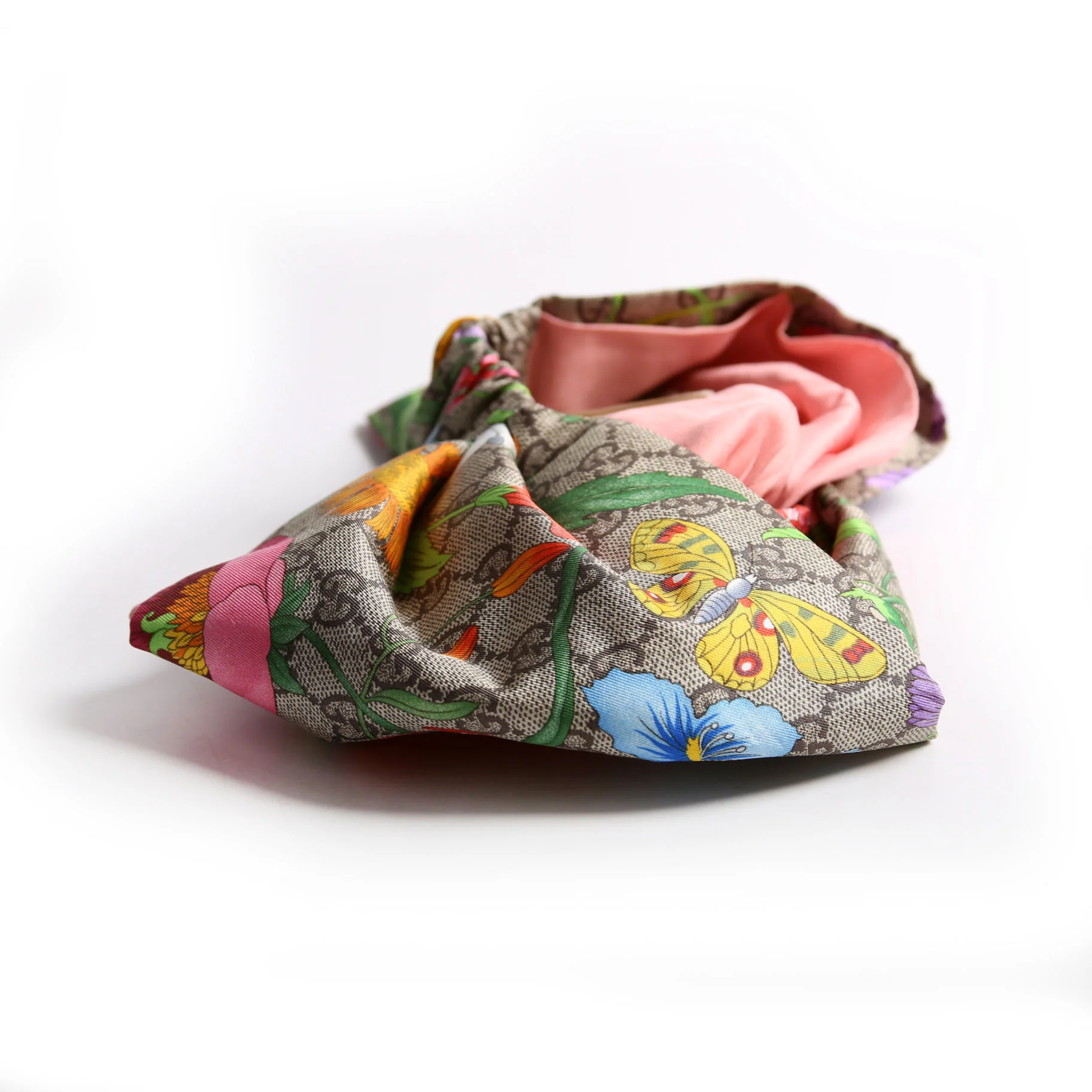 609319 GG Flora Silk Size M 57CM - Image 2