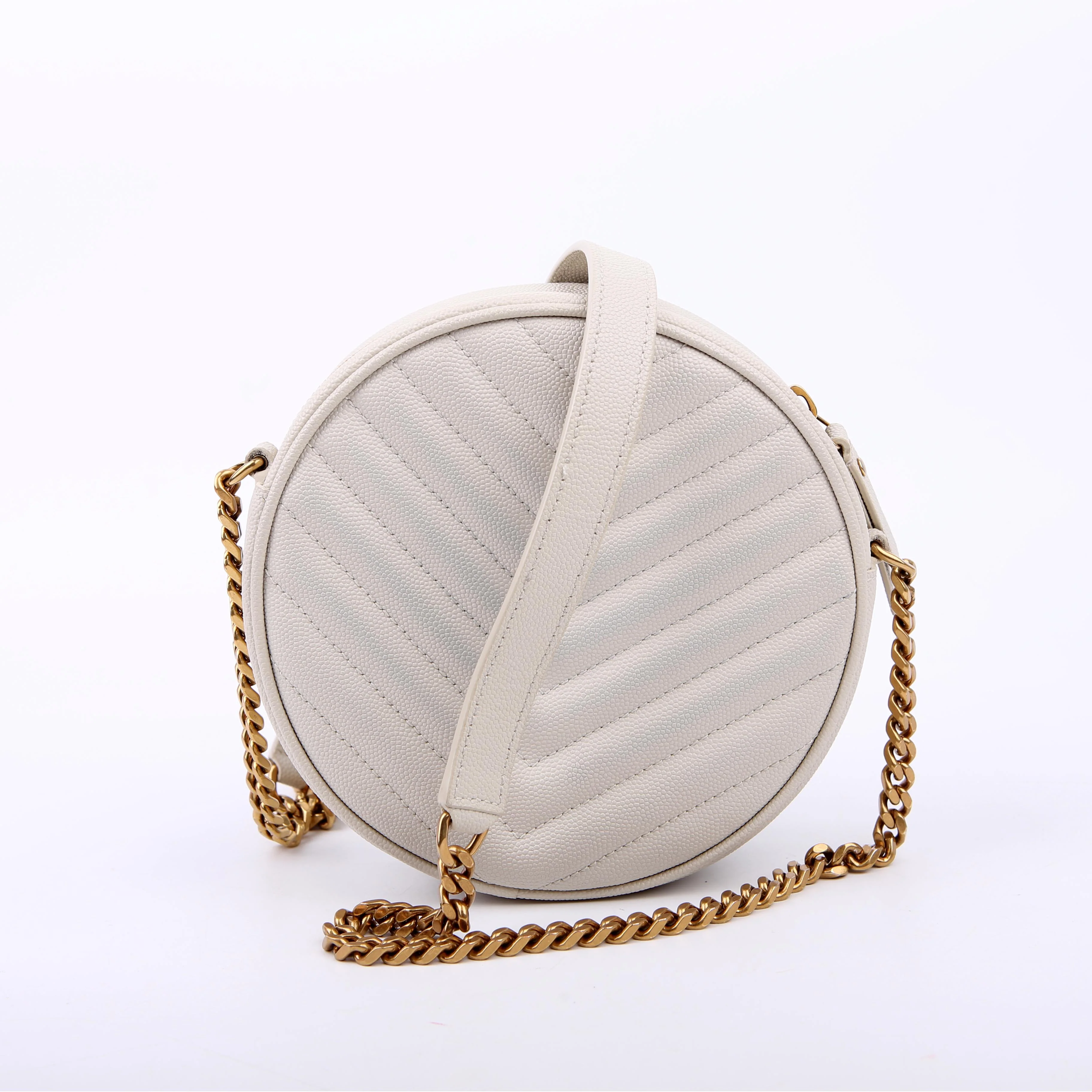610436 Grain De Round Camera Bag White - Image 3