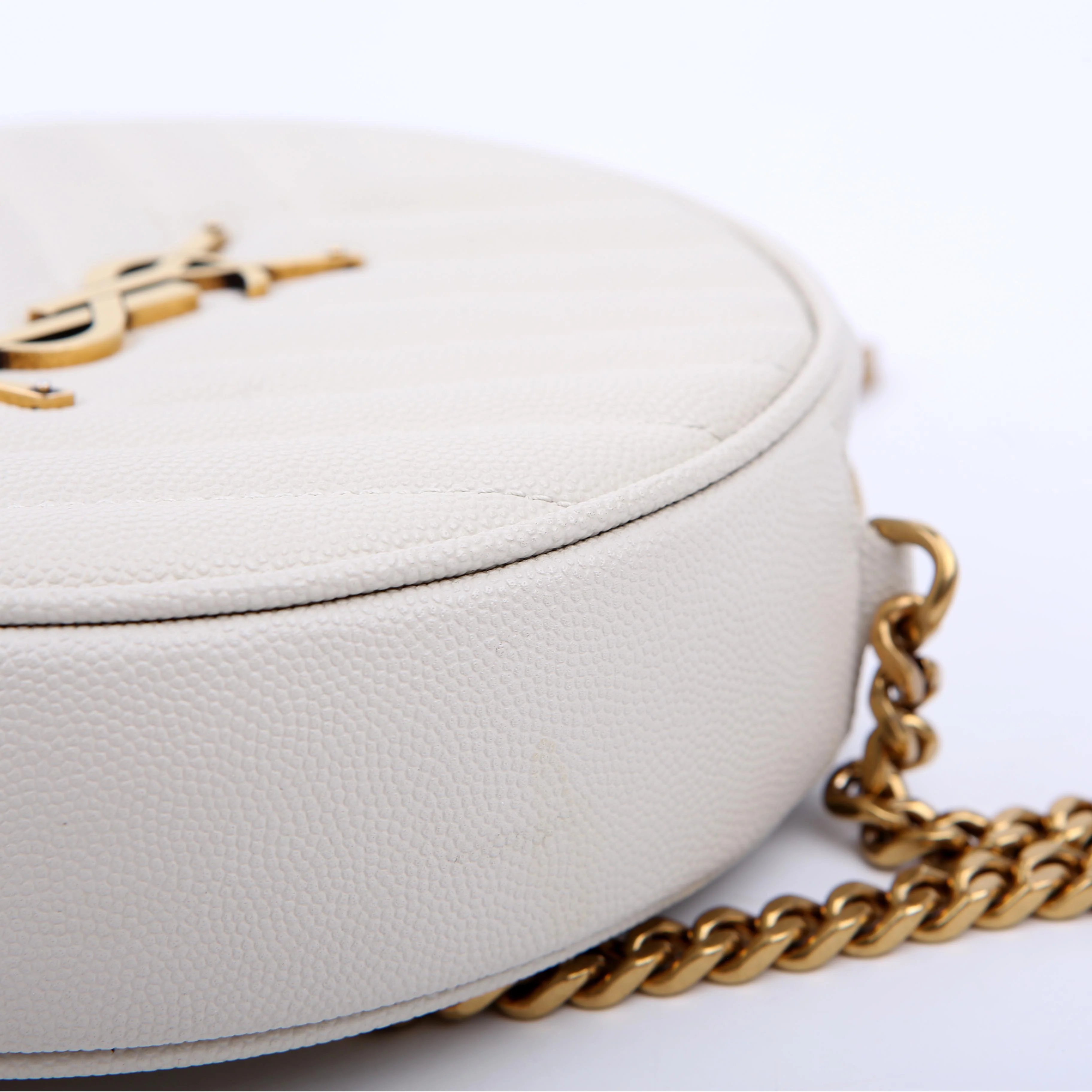 610436 Grain De Round Camera Bag White - Image 6
