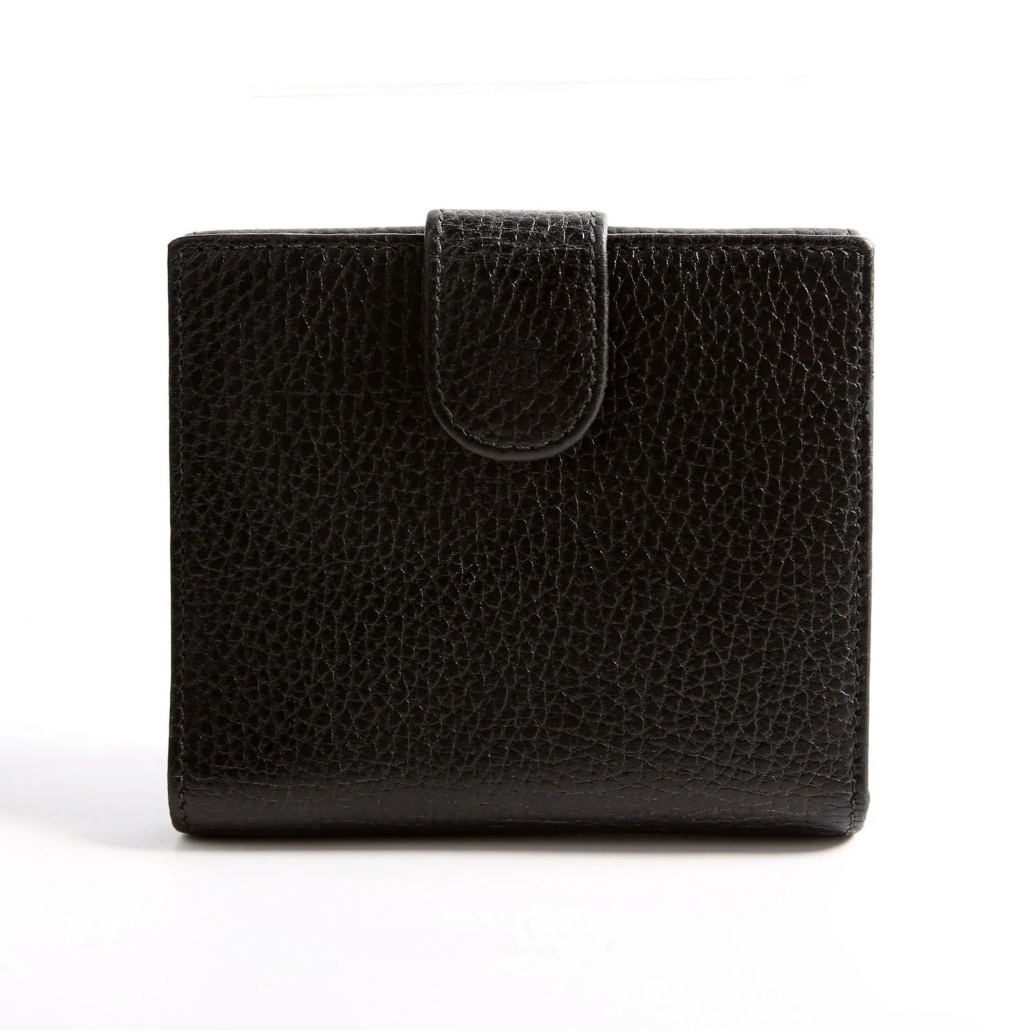 615525 Interlocking G Compact Wallet Black - Image 2