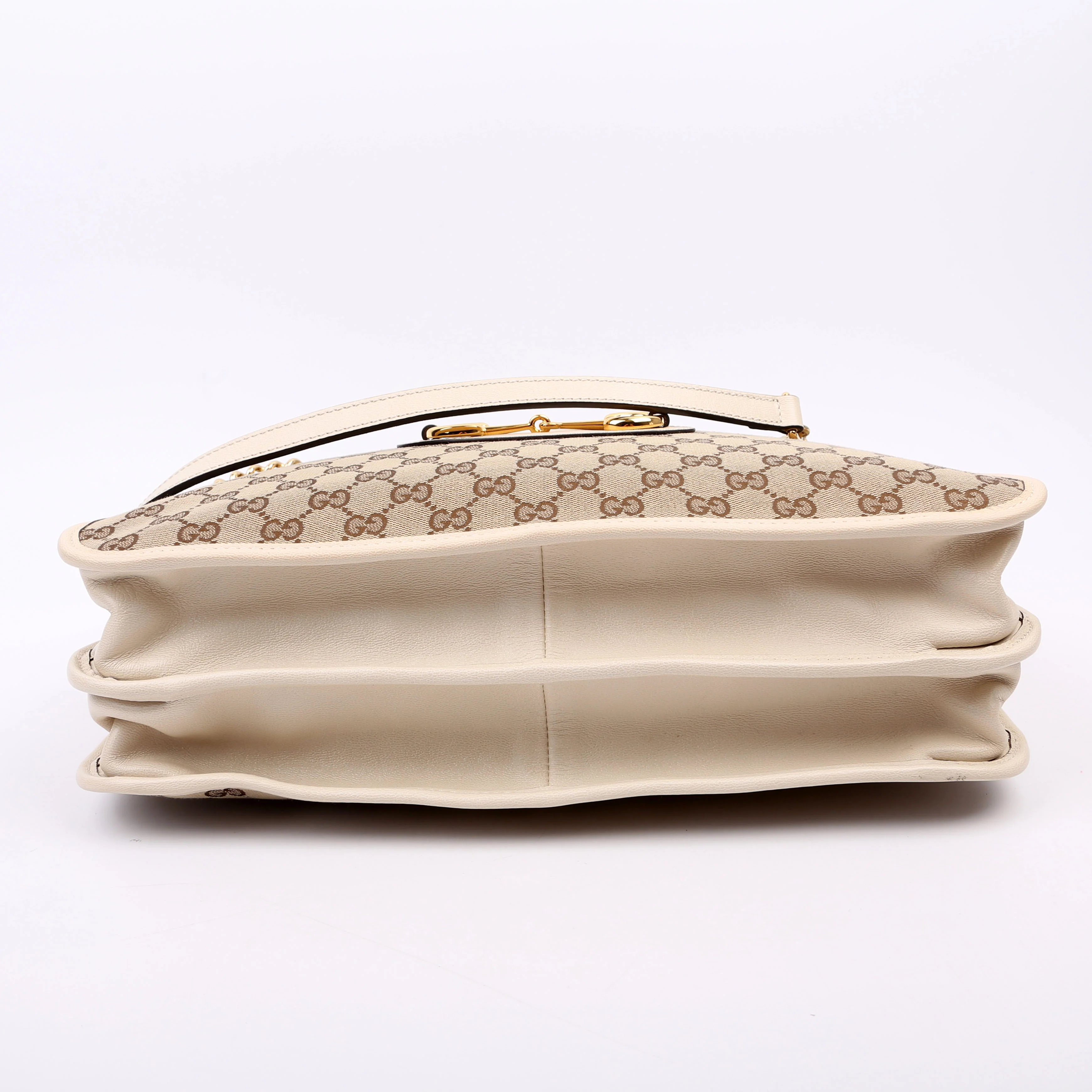 621144 1955 Horsebit Large Tote White - Image 4