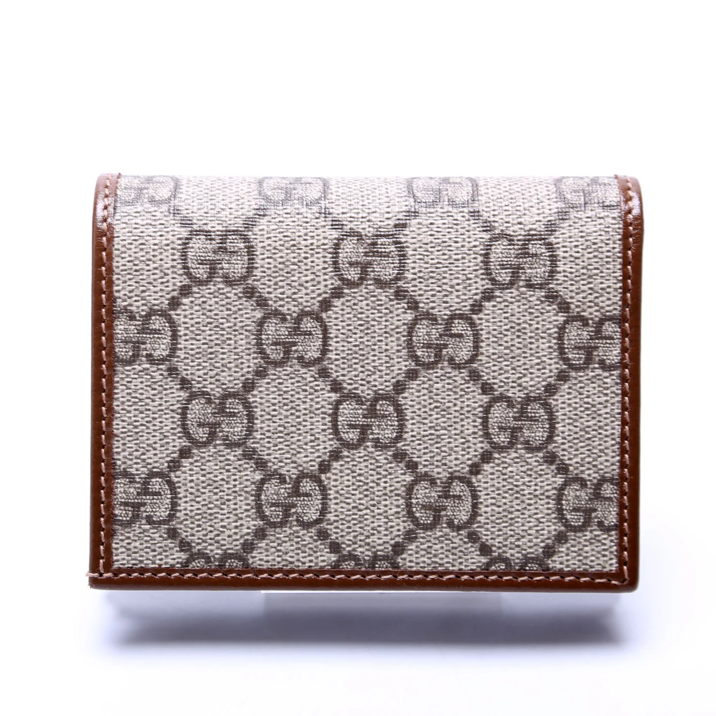 621887 Horsebit 1955 GG Supreme Card Case Brown - Image 3