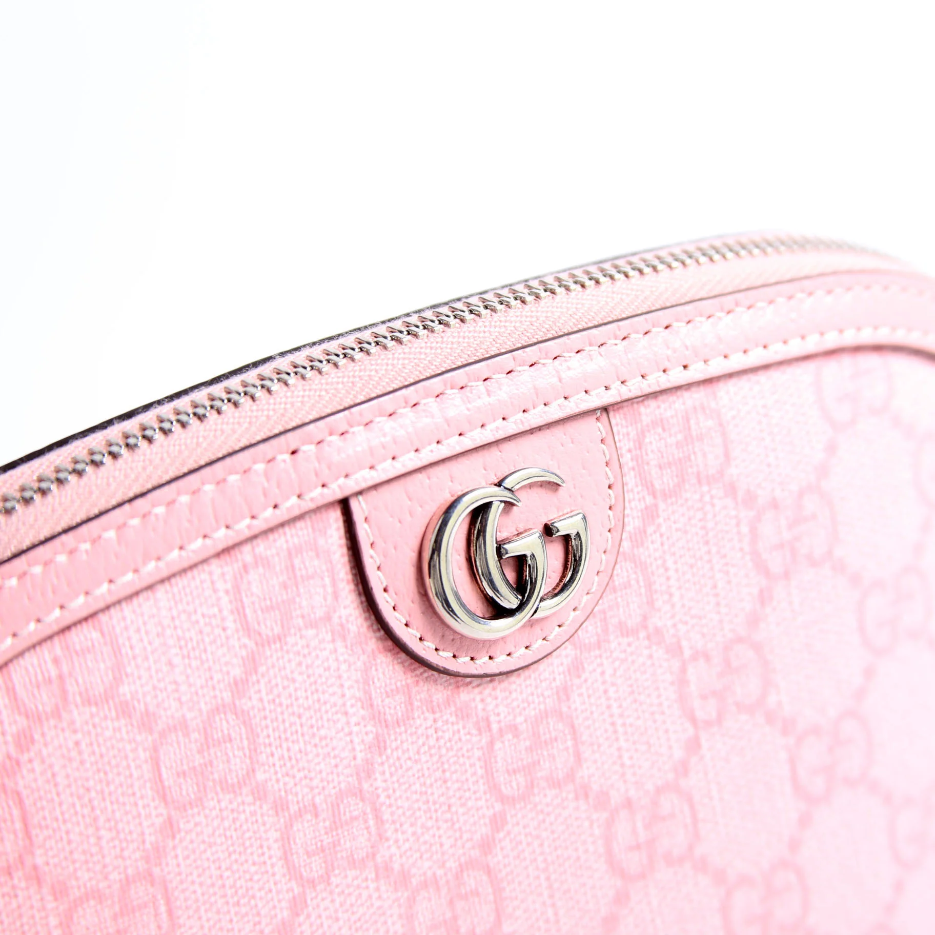 625551 GG Supreme Large Cosmetic Case Pink - Image 6