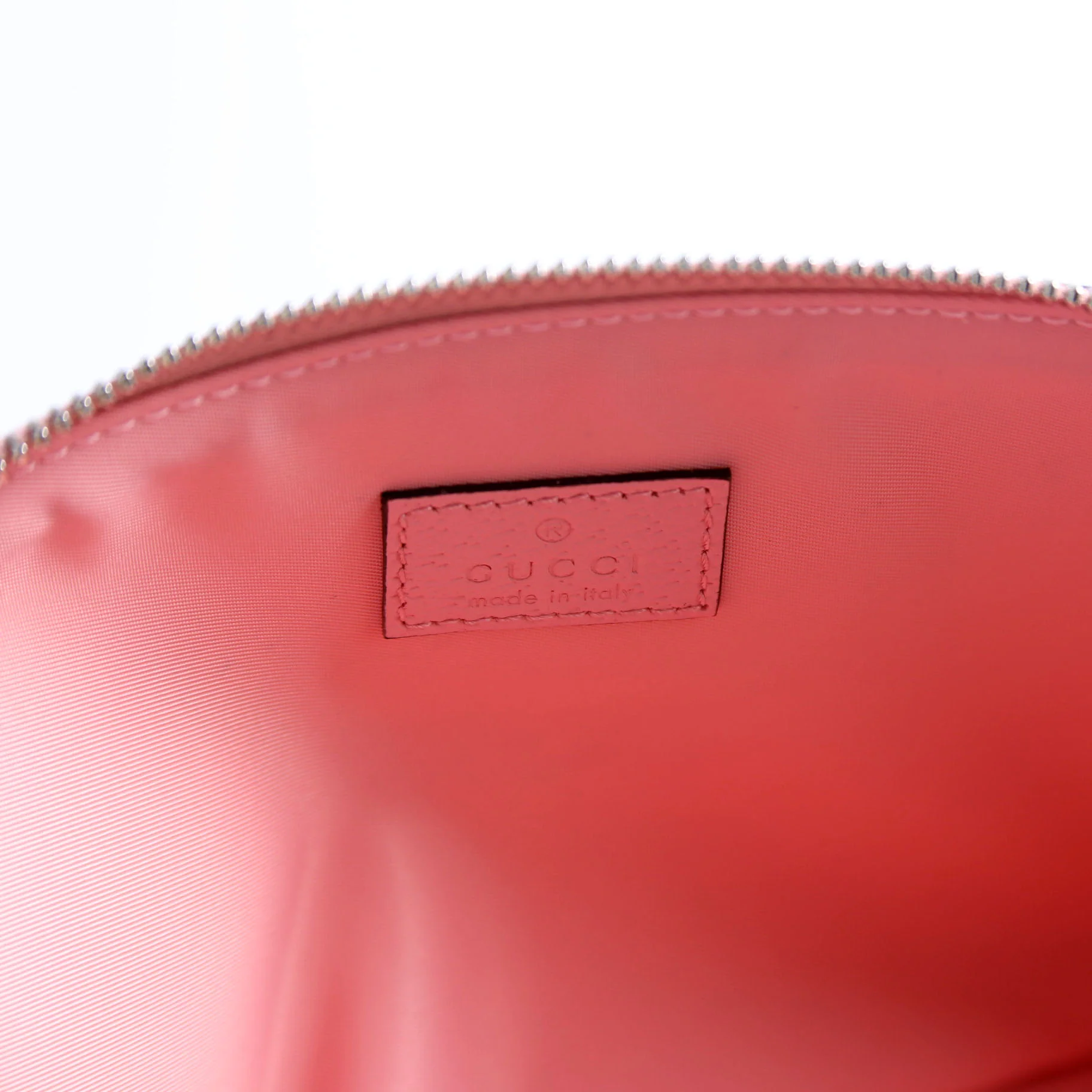 625551 GG Supreme Large Cosmetic Case Pink - Image 7