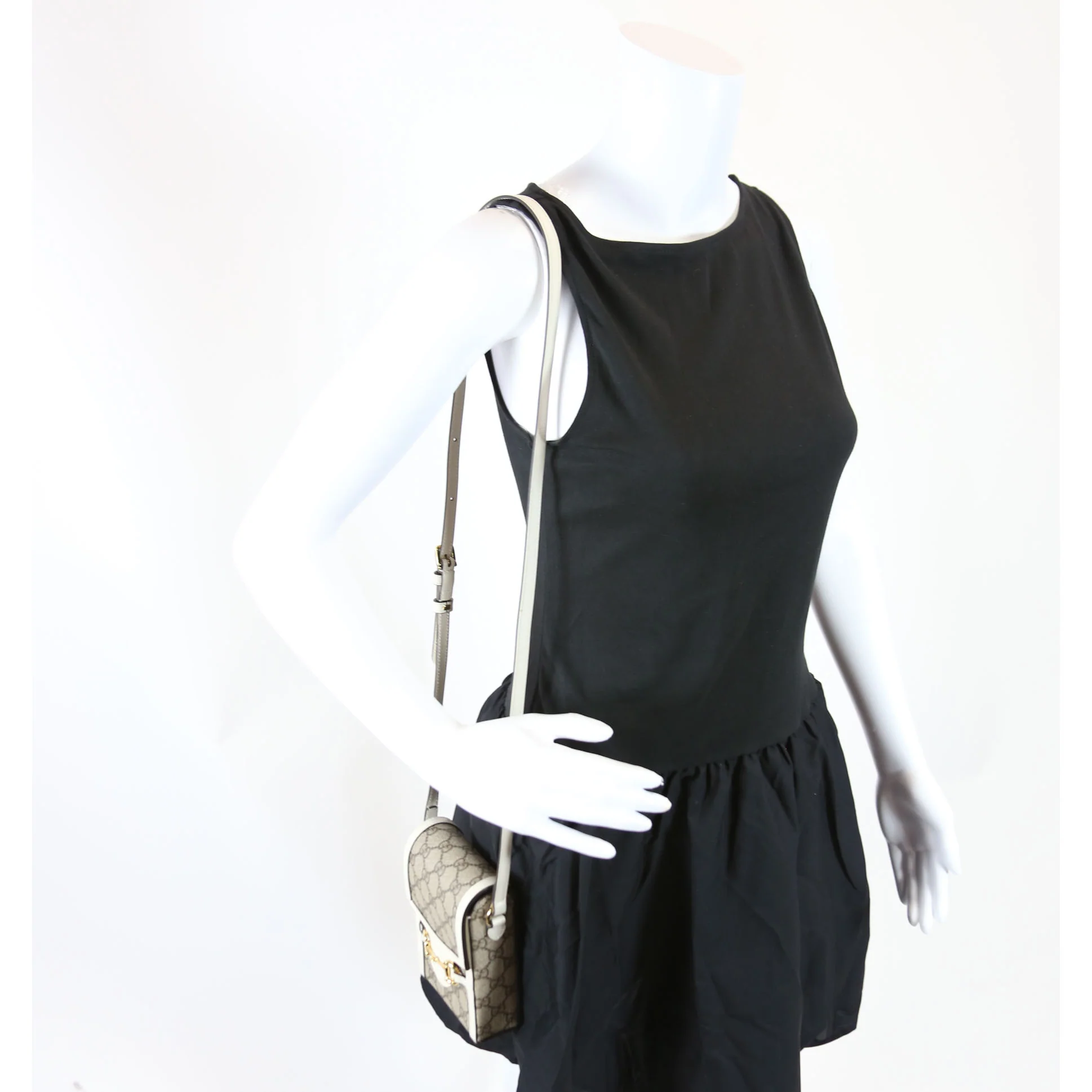 625615 Horsebit 1955 GG Supreme Mini Bag - Image 9