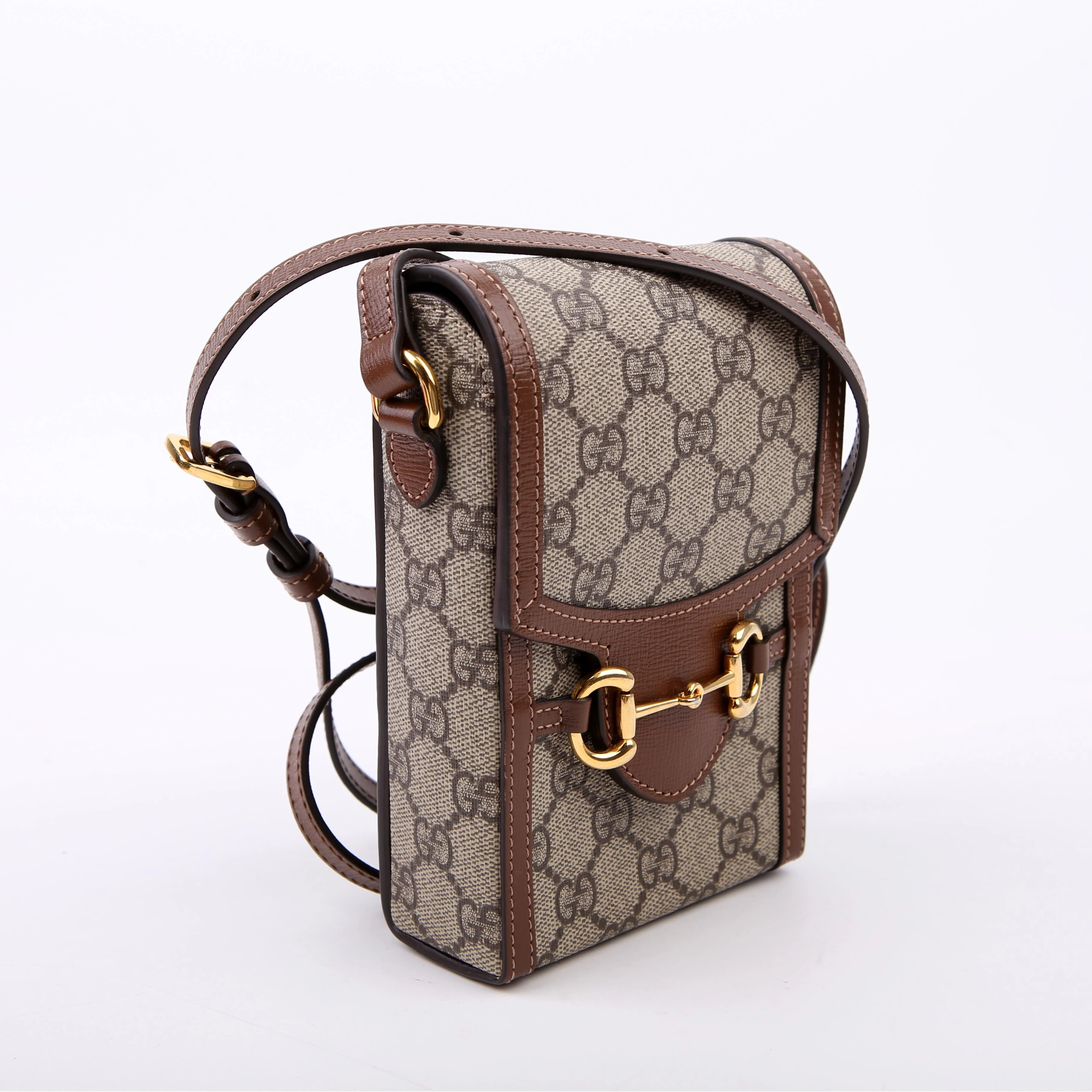 625615 Horsebit 1955 GG Supreme Mini Bag White - Image 2